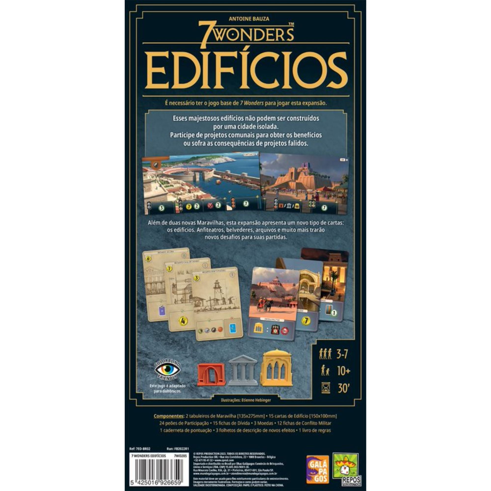 Expansão 7 Wonders (2ª Edição): Edifícios