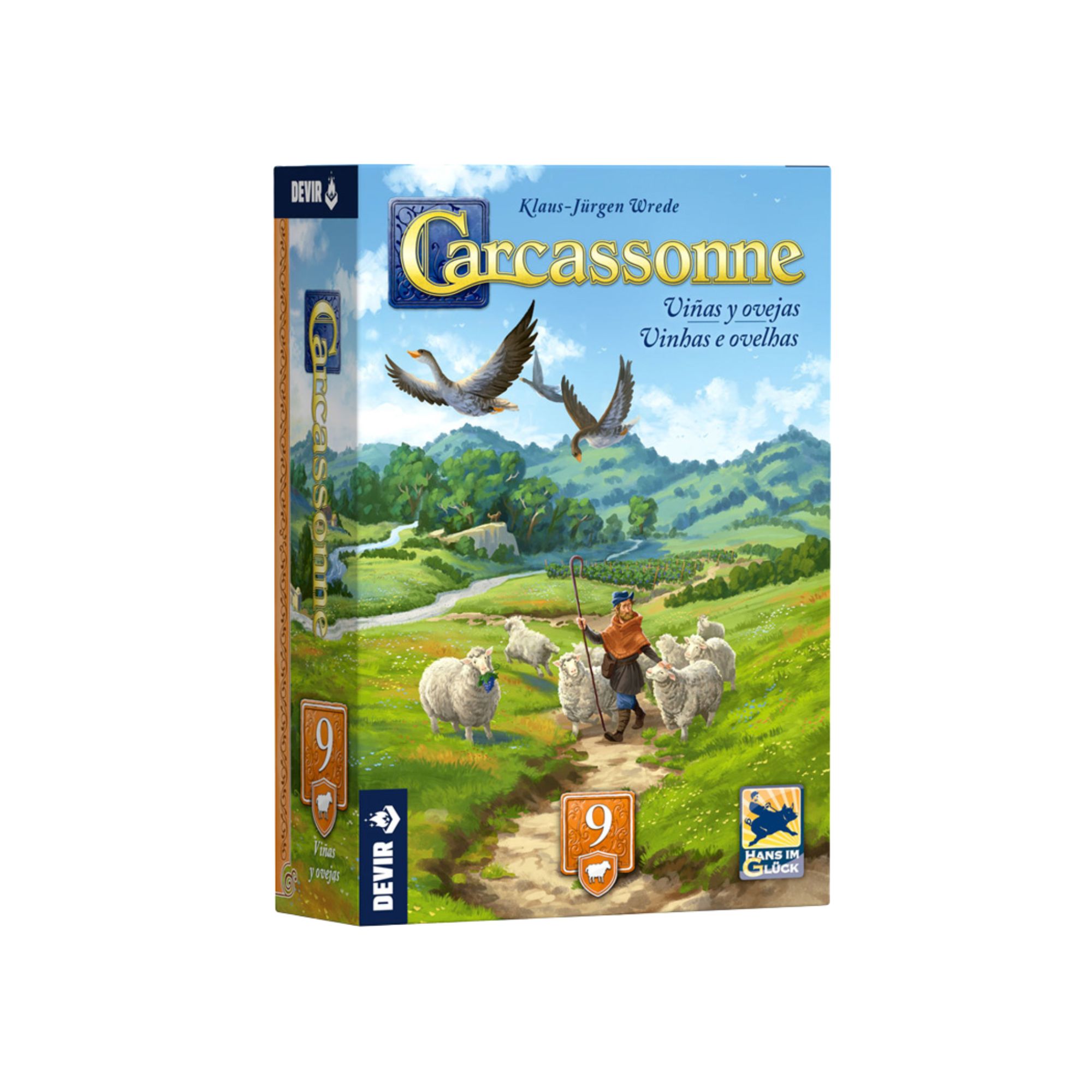 Expansão Carcassonne : Vinhas e Ovelhas (Nova Edição) Exp-9 