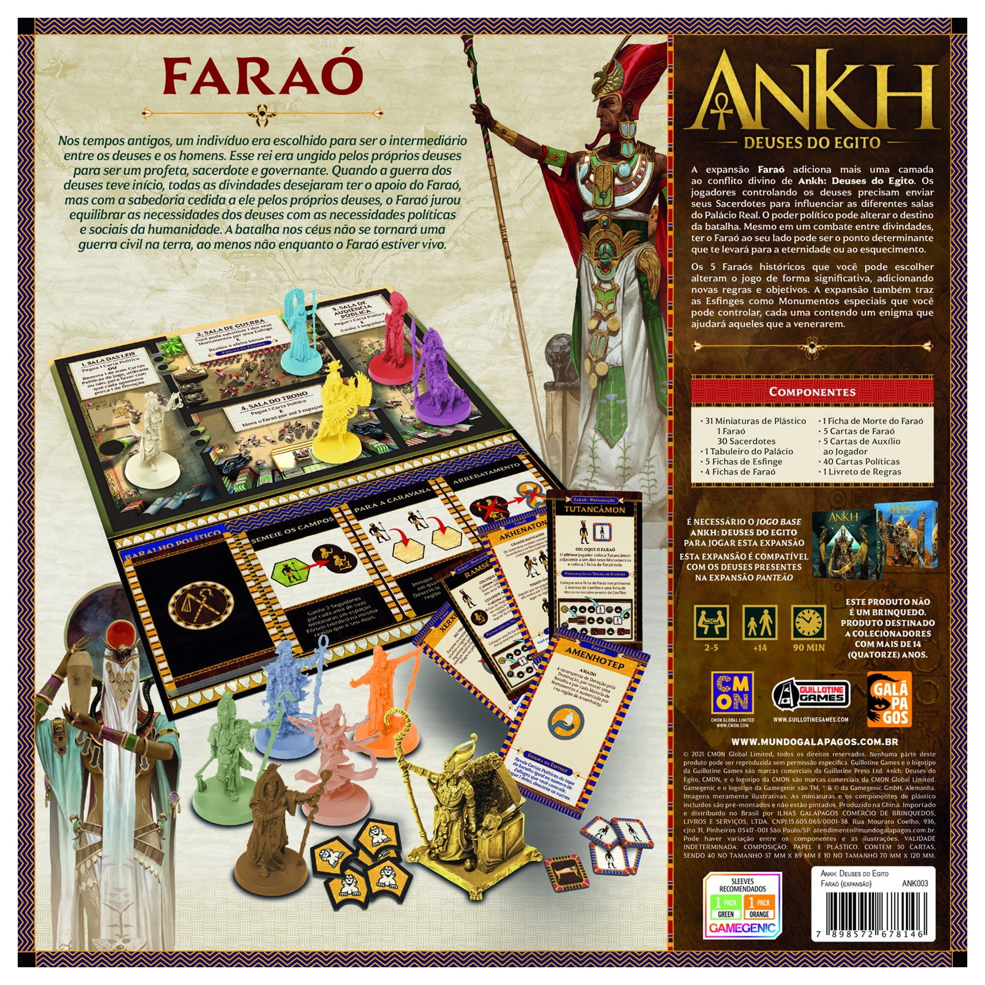 Ankh: Deuses do Egito - Faraó Jogo de Tabuleiro