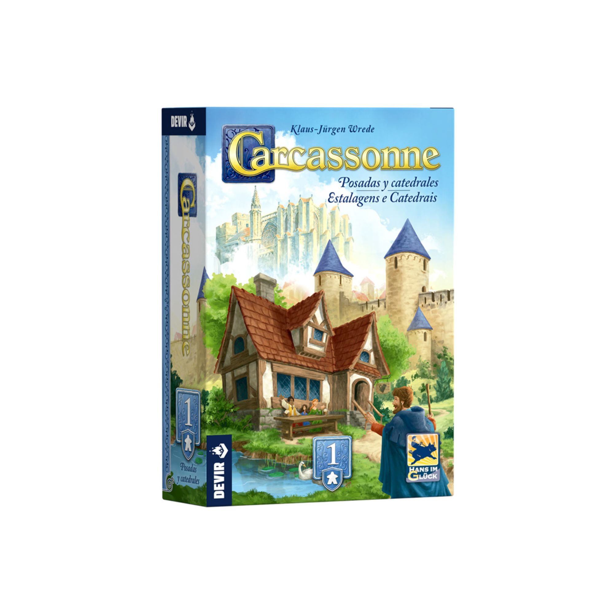 Expansão Carcassonne  Estalagens e Catedrais (3ª Edição)