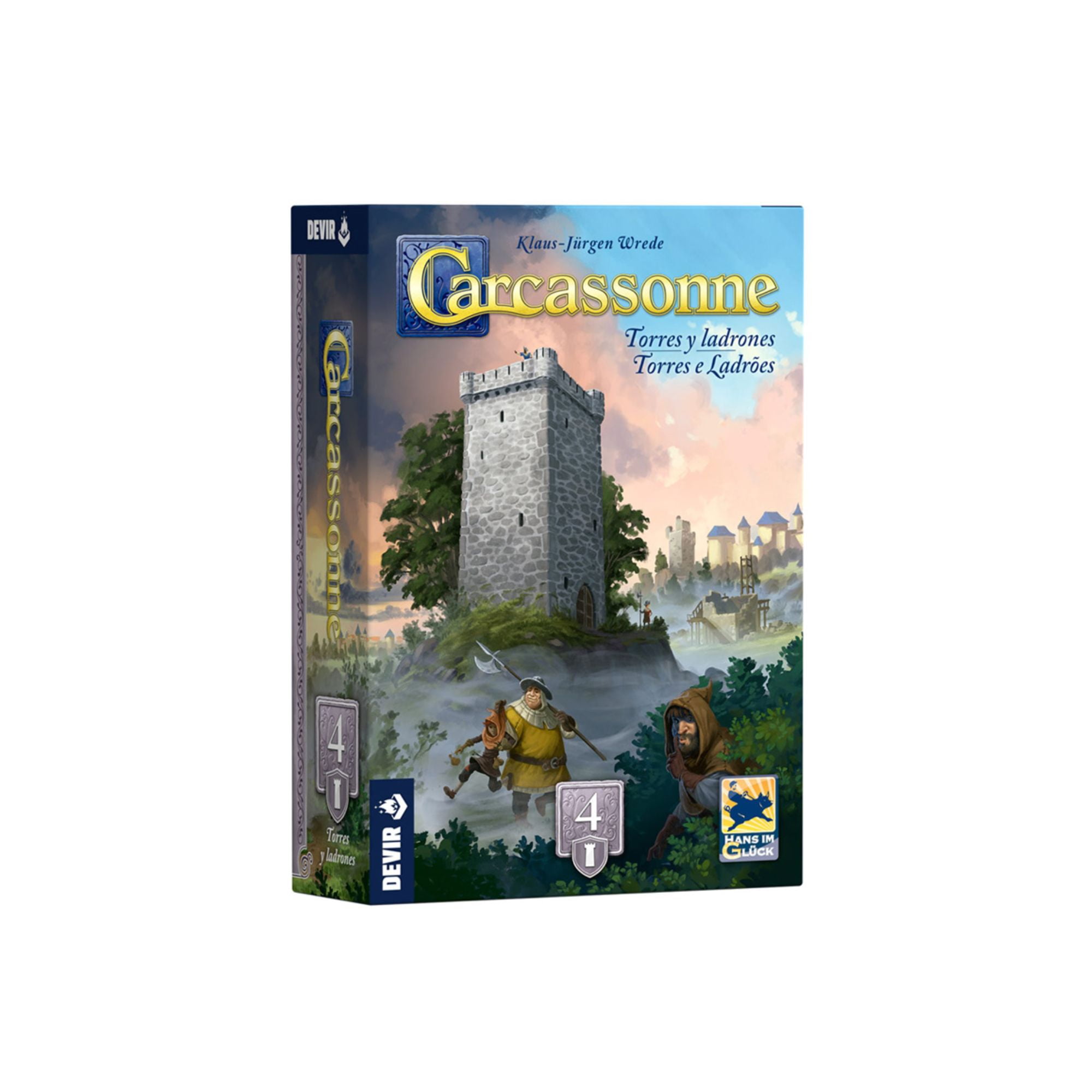 Expansão Carcassonne : Torres e Ladrões ( Nova Edição)