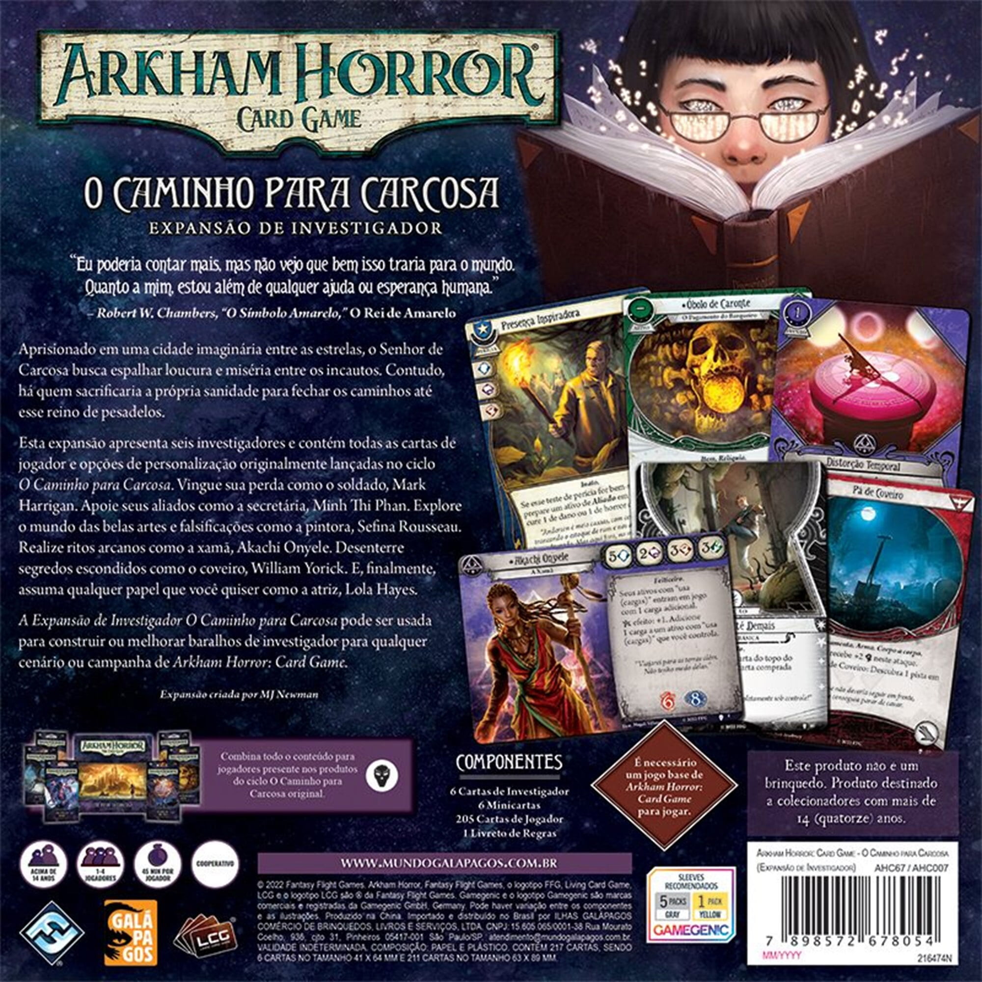 Arkham Horror The Card Game The Dream-Eaters Expansion do Jogo de