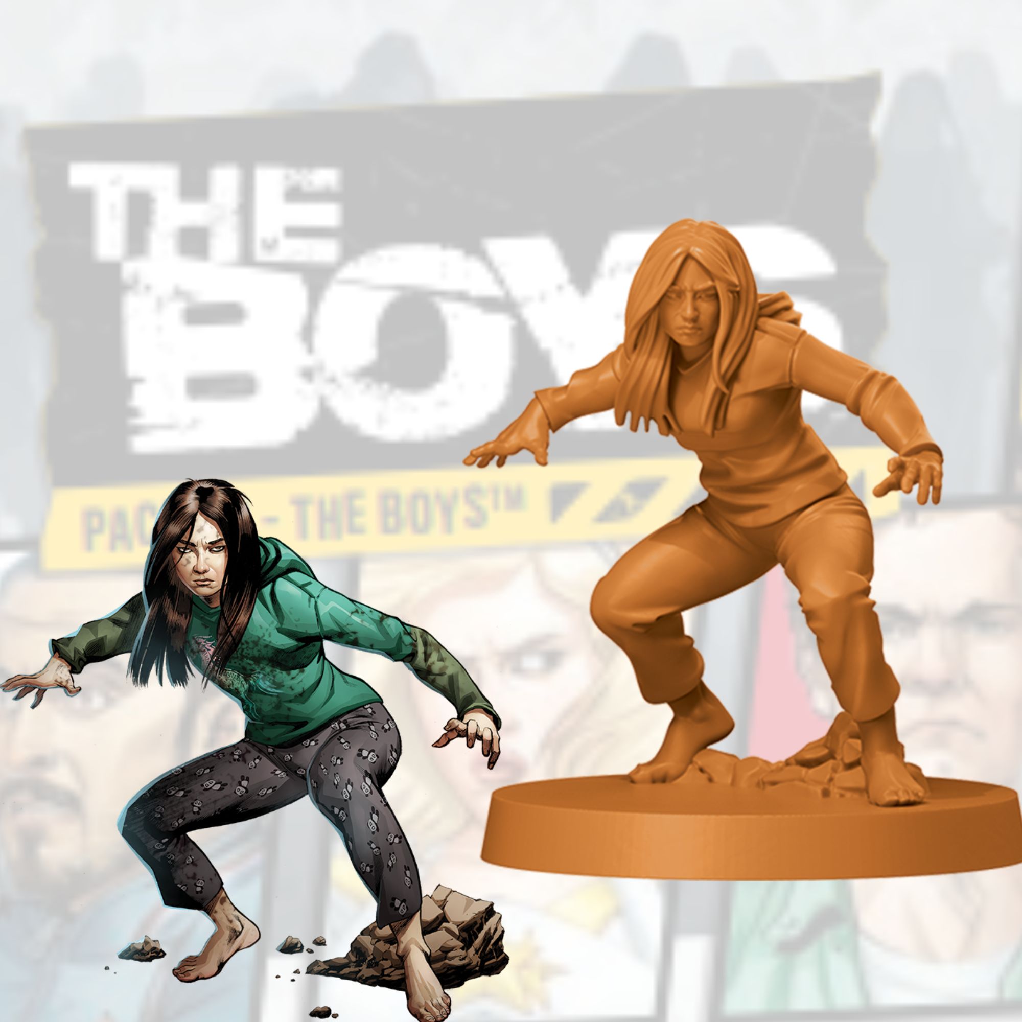 Expansão Zombicide : The Boys Character Pack 2 - Bravo Jogos