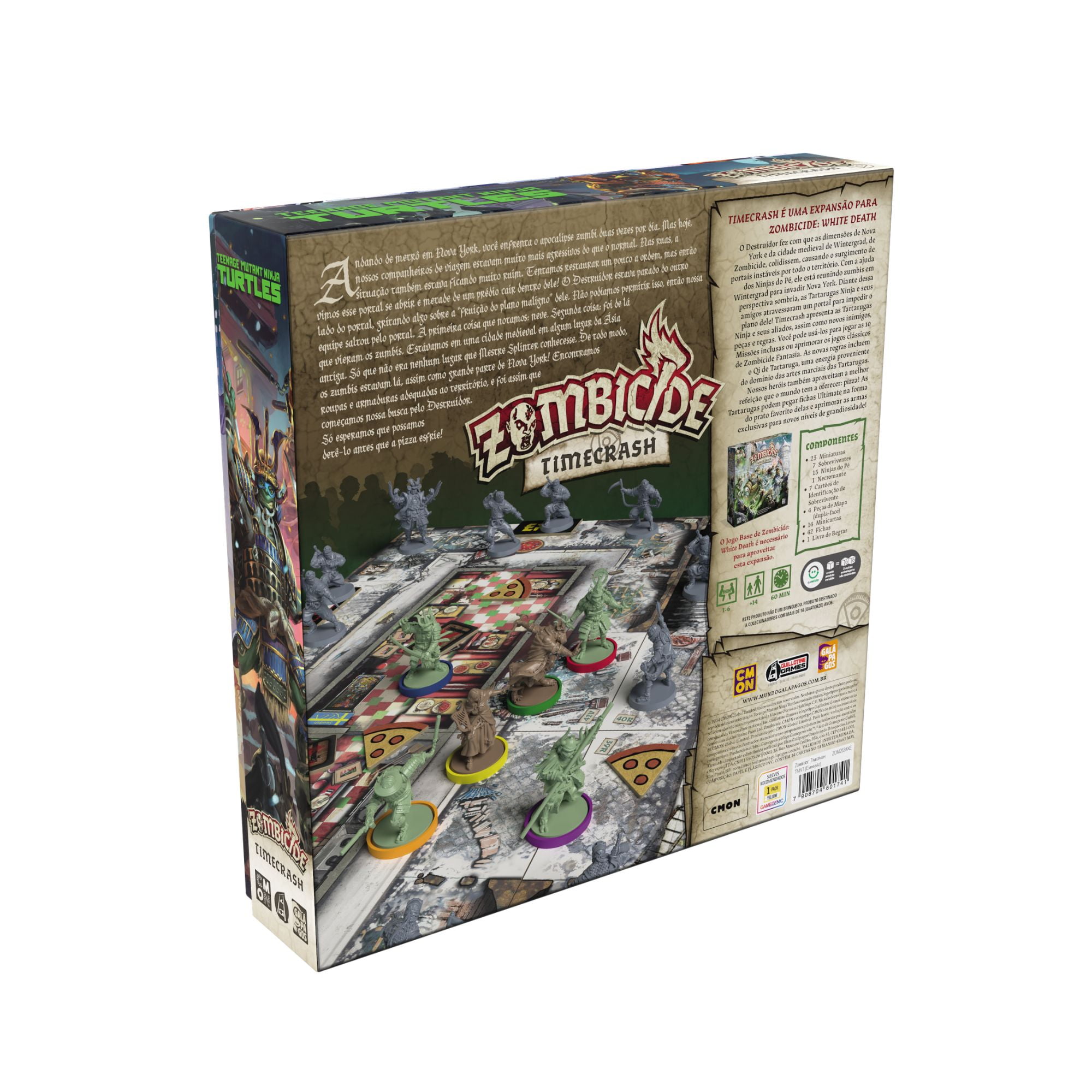 Expansão Zombicide : White Death - TMNT Timecrash - Bravo Jogos