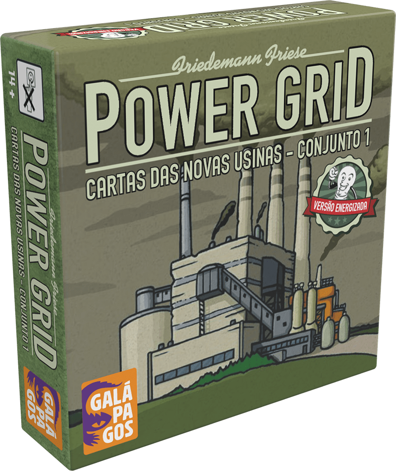 Expansão Power Grid (Versão Energizada): Cartas das Novas Usinas – Conjunto 1
