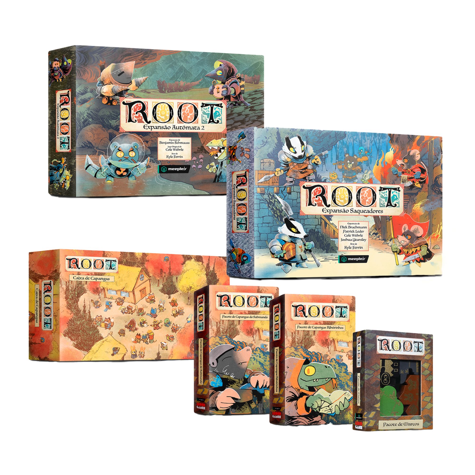 Kit 7 Expansões Root Jogo de Tabuleiro MeepleBR - Loja - Tabuleria