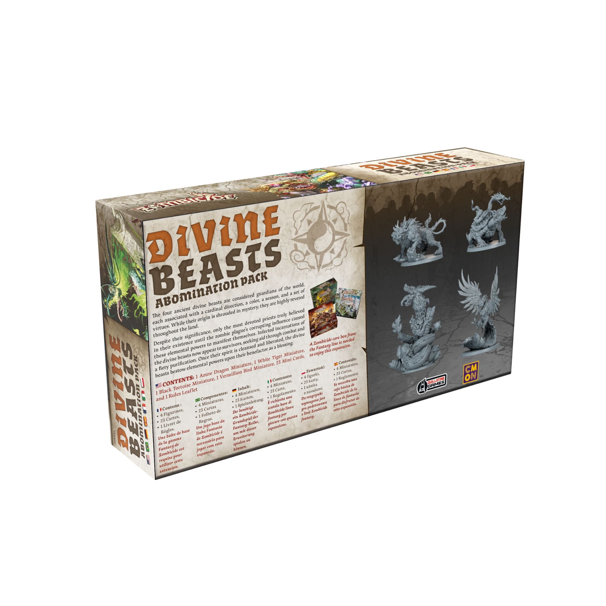 Expansão Zombicide : White Death - Divine Beasts - Bravo Jogos