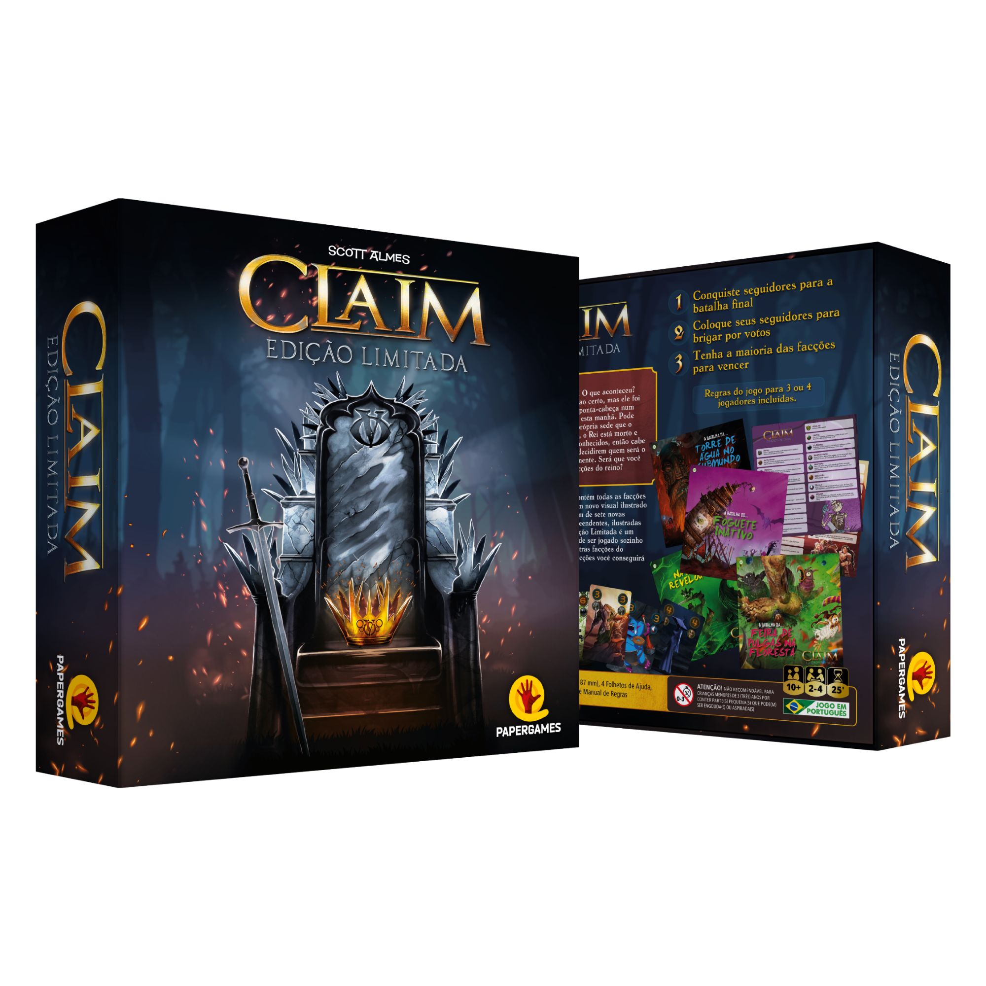 Jogo Claim - Edição Limitada - Bravo Jogos