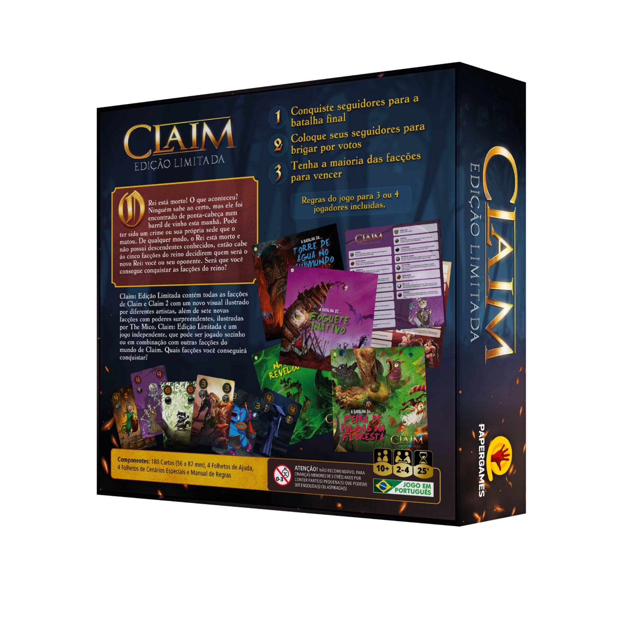Jogo Claim - Edição Limitada - Bravo Jogos