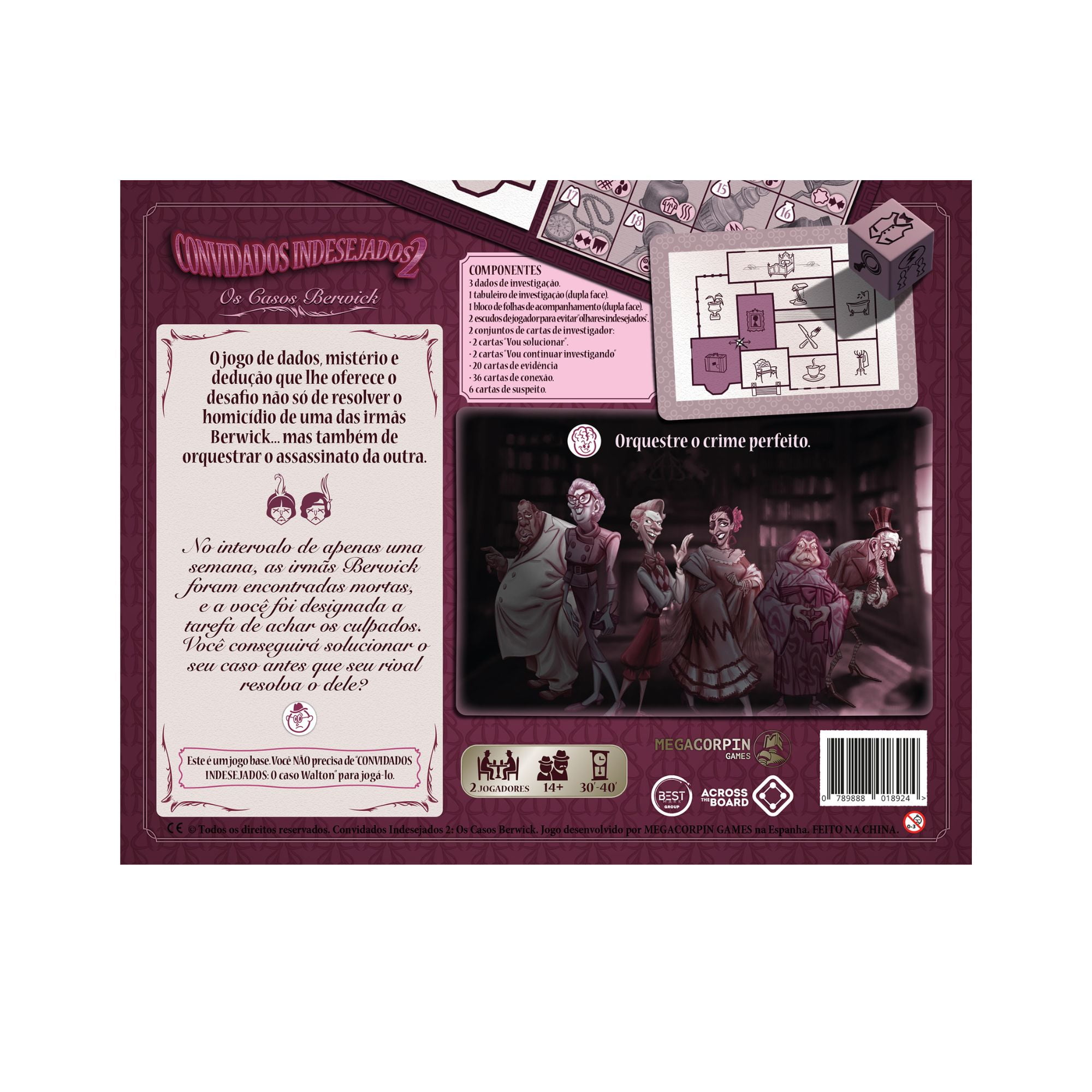 Jogo Convidados Indesejados 2 : Os casos Berwick - Bravo Jogos