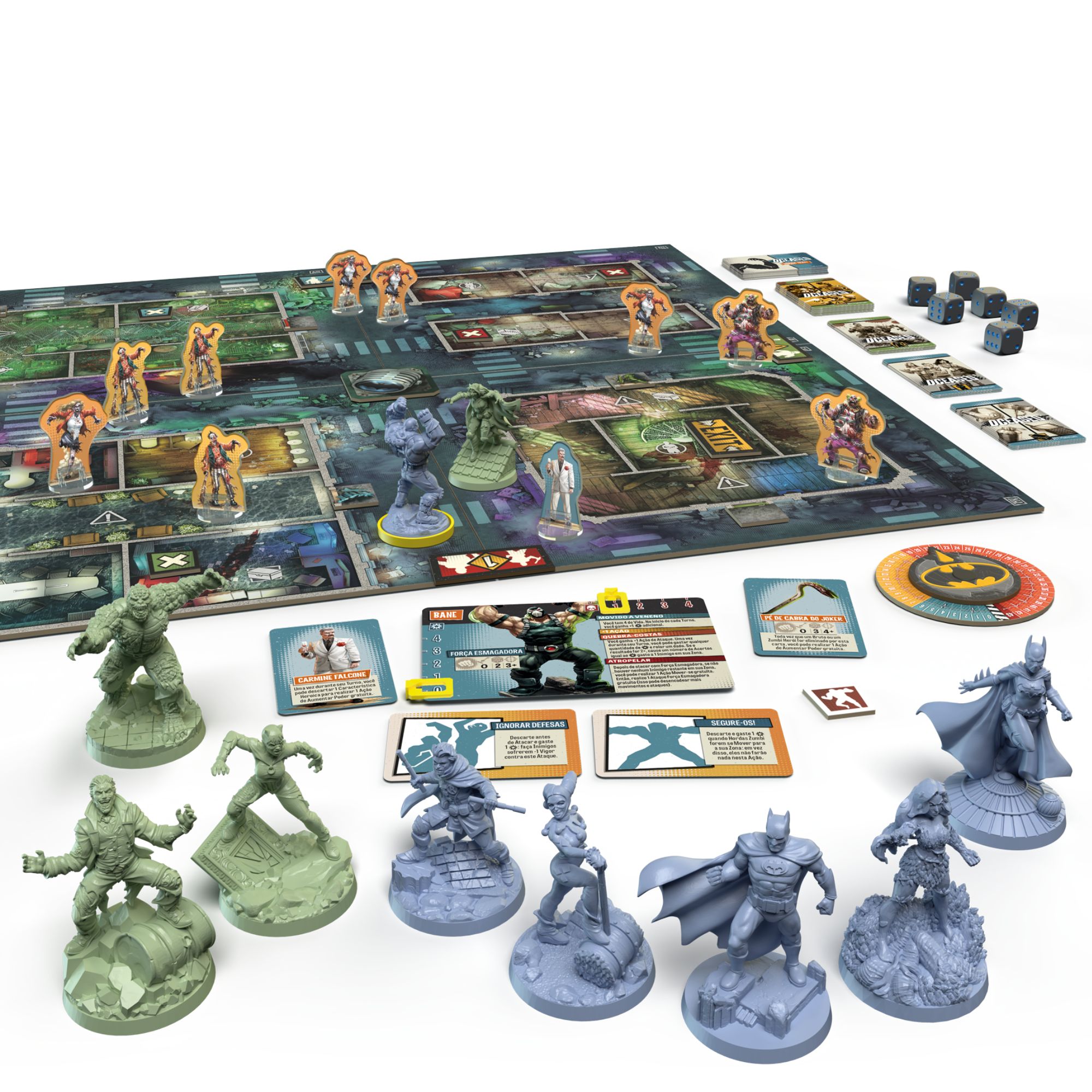 Jogo DCeased : Gotham City Outbreak - Um Jogo Zombicide - Bravo Jogos