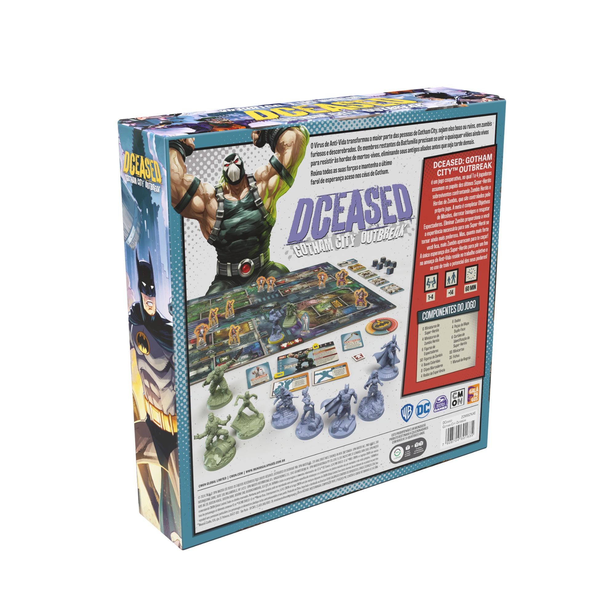 Jogo DCeased : Gotham City Outbreak - Um Jogo Zombicide - Bravo Jogos