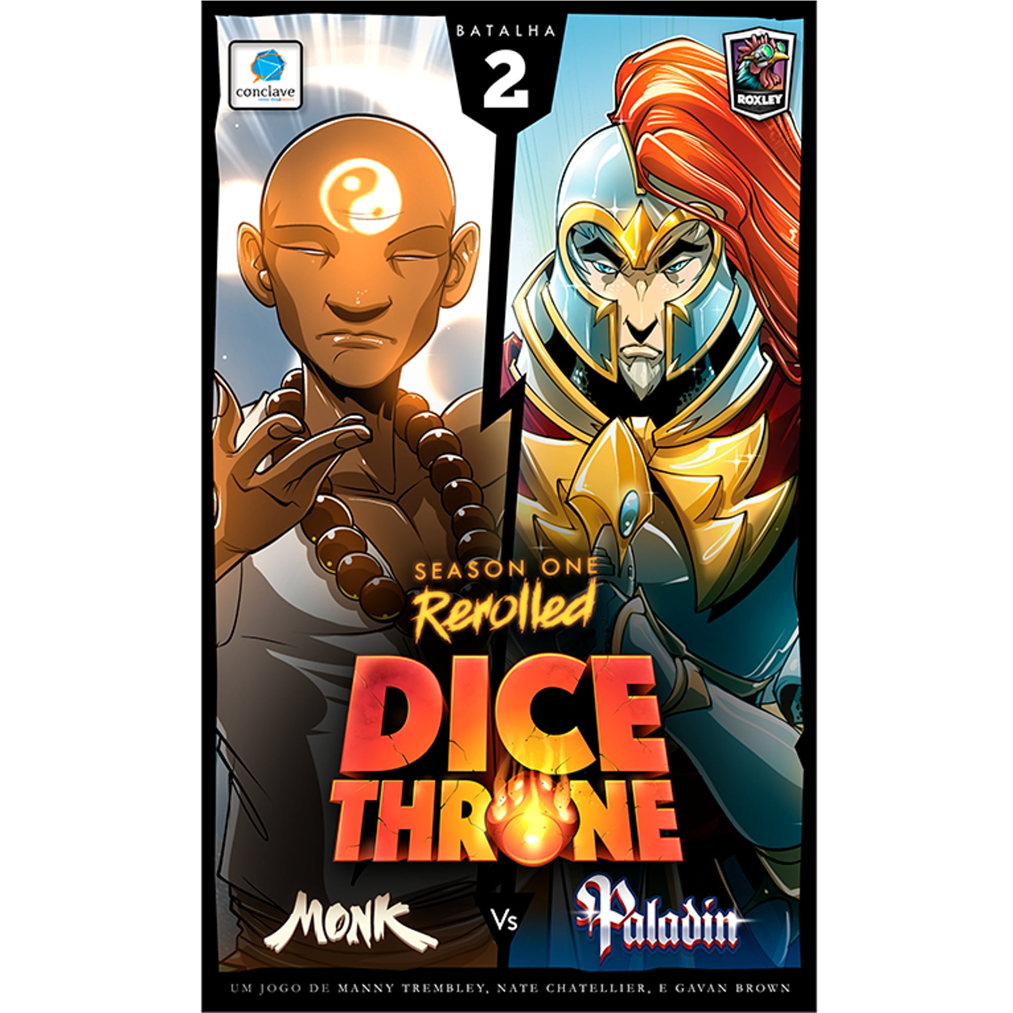 Jogo Dice Throne Monge vs Paladino