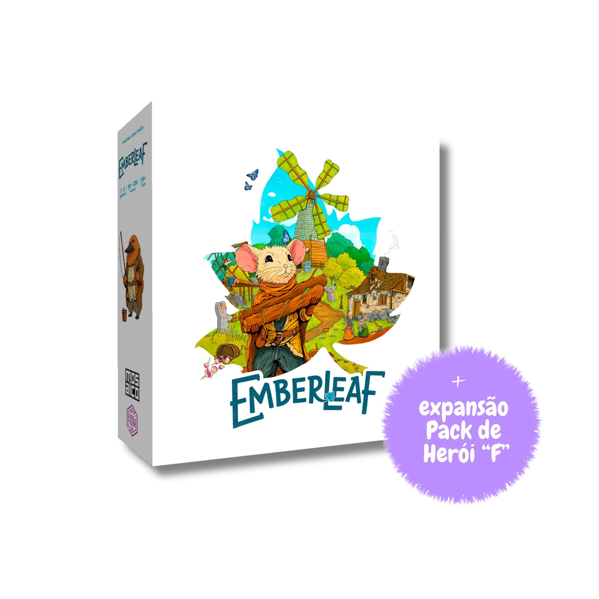 Jogo Emberleaf + Pack do Herói "F" + Sleeves Grátis