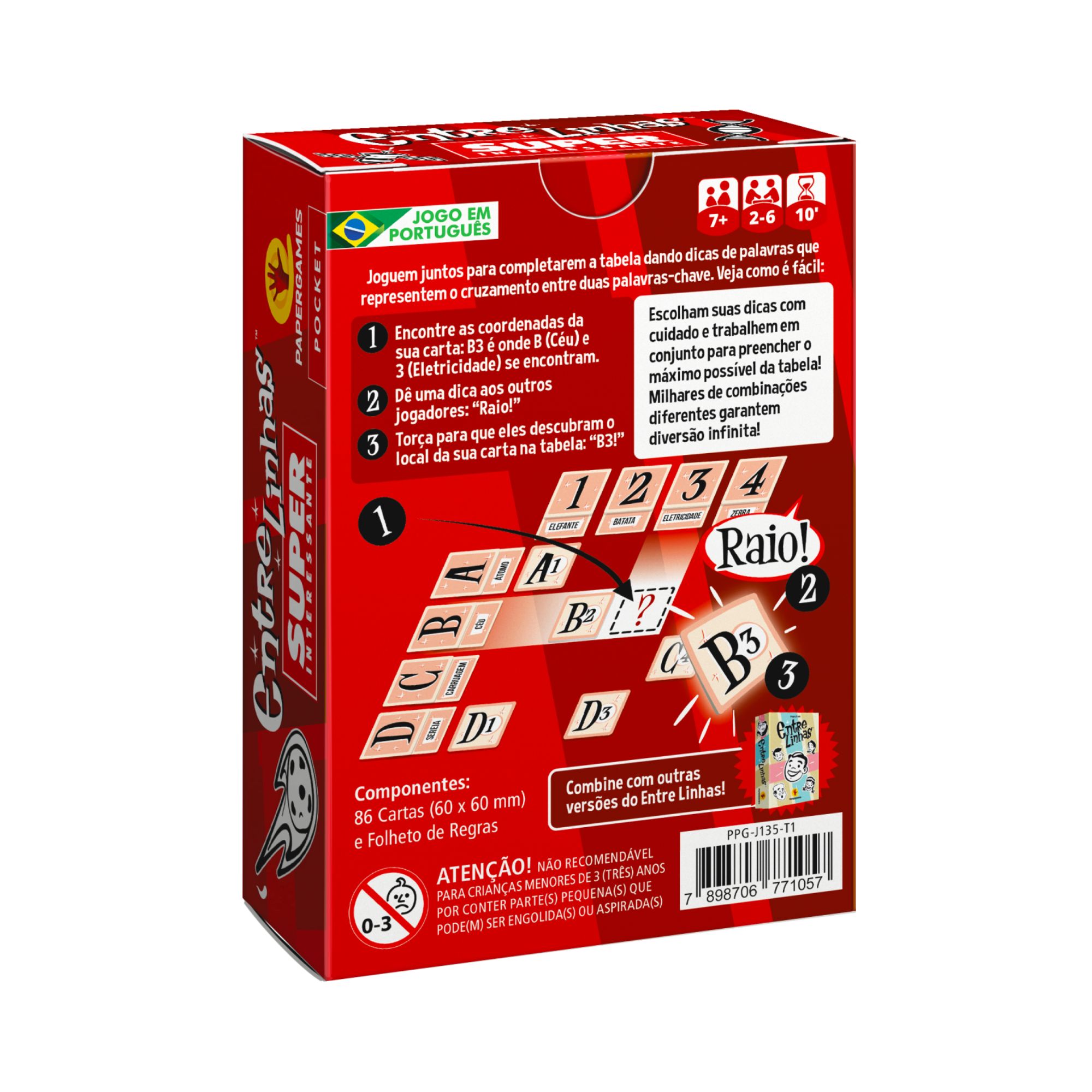 Jogo Entre Linhas - Super Interessante - Bravo Jogos