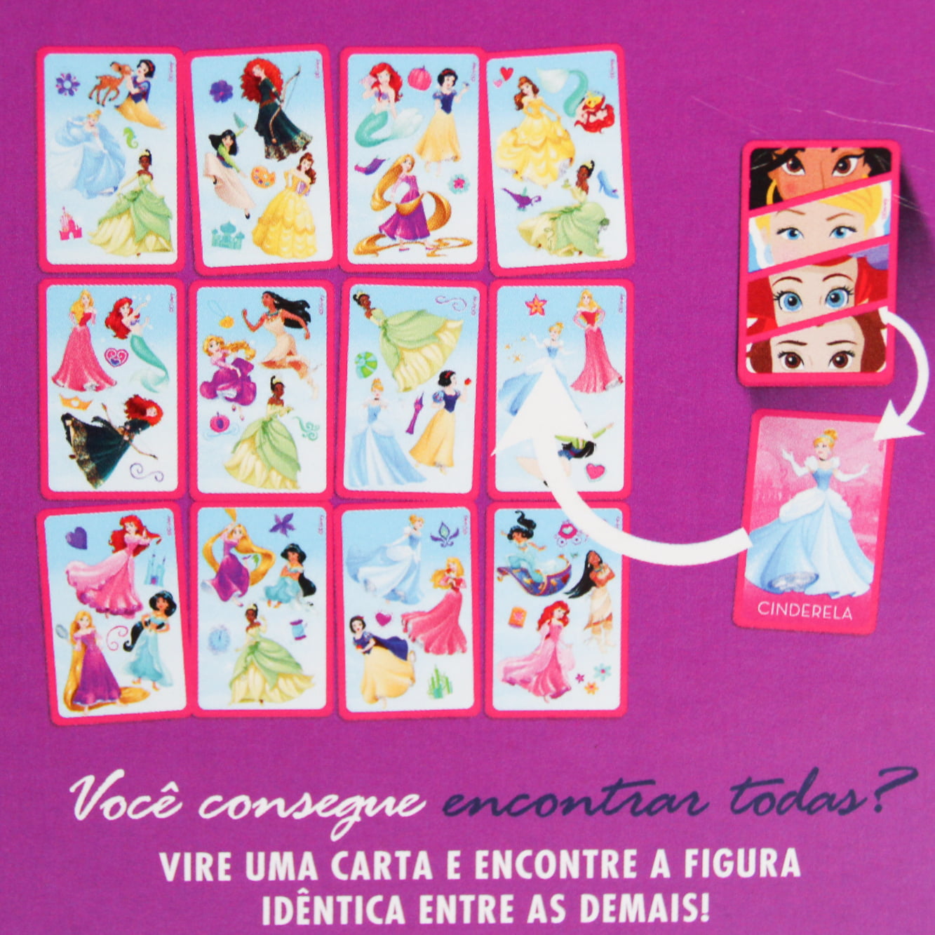 Jogo Eu Vi! Princesas Disney - Bravo Jogos