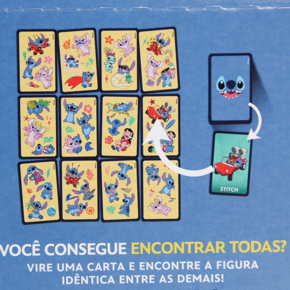 Jogo Eu Vi! Stitch Disney - Bravo Jogos