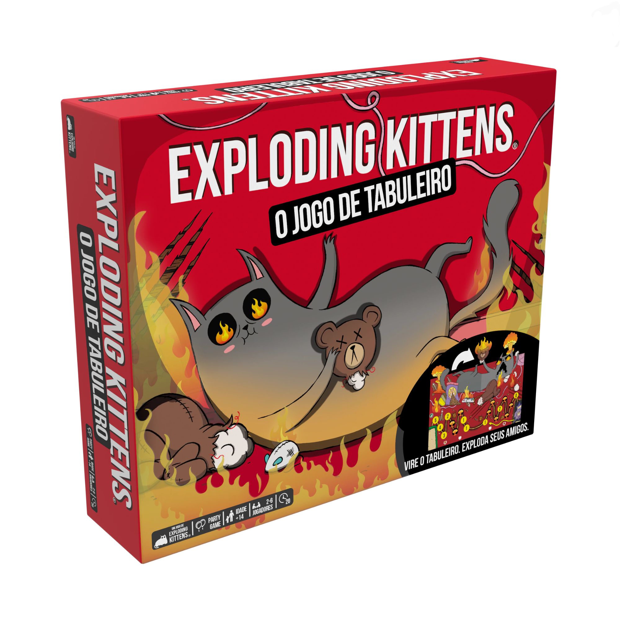 Jogo Exploding Kittens : O Jogo de Tabuleiro