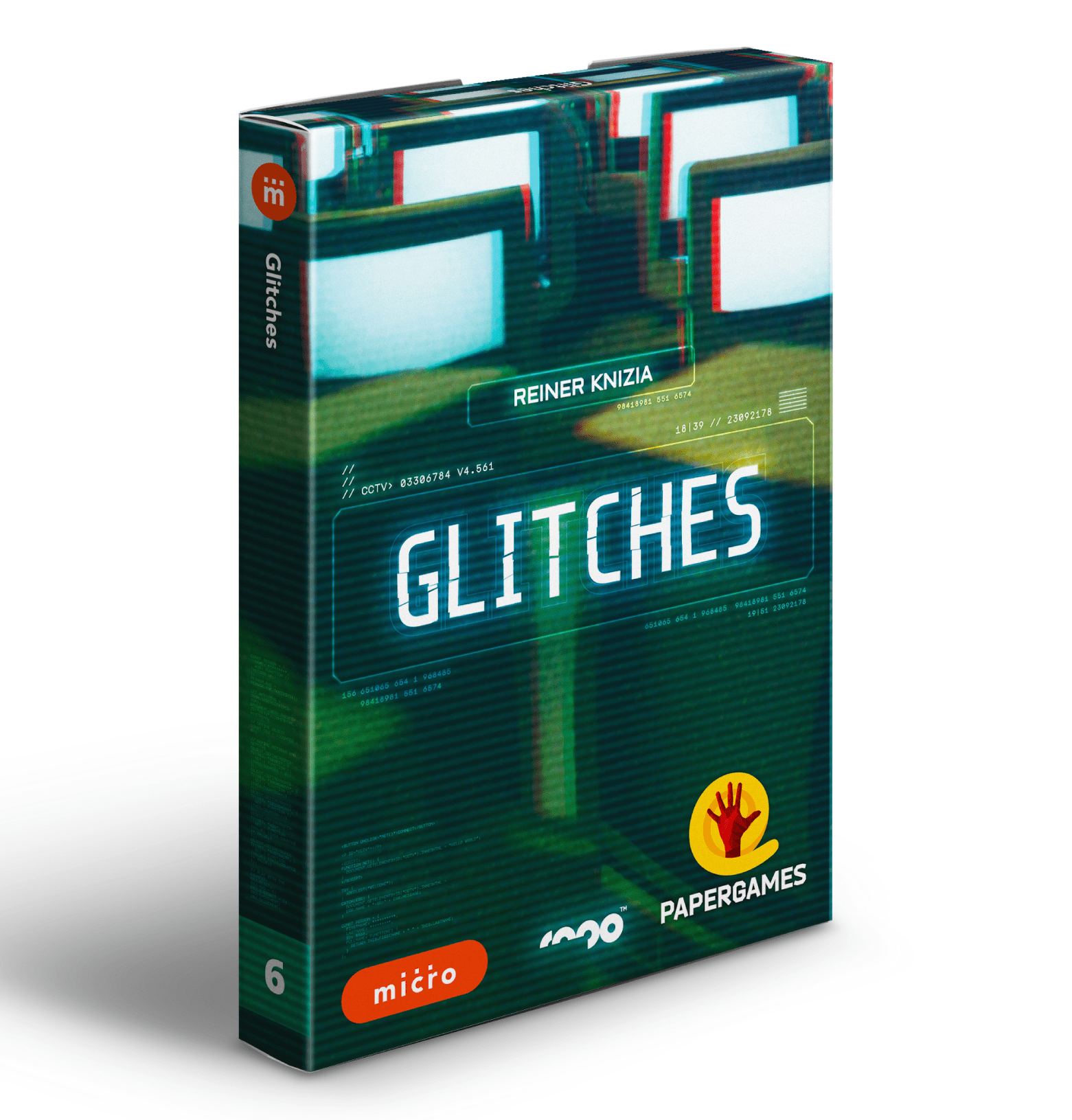 Jogo Glitches + Caixa Micro Box + Carta Promocional Full Duplex