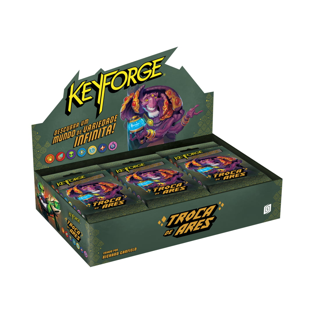 Jogo Keyforge - Troca de Ares (Deck Display)
