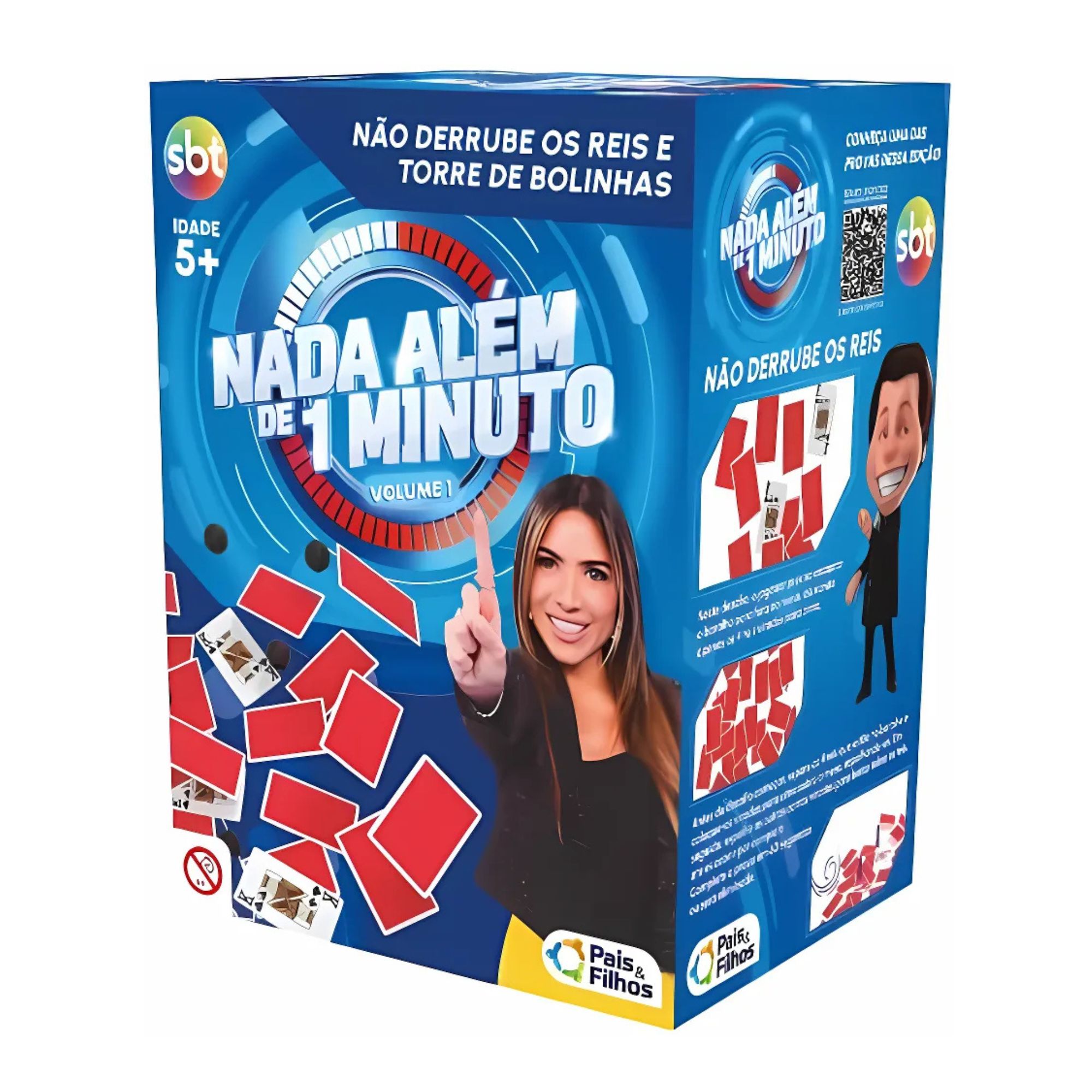 Jogo Nada Além de 1 Minuto : Volume 1 - Não Derrube os Reis e Torre de Bolinhas