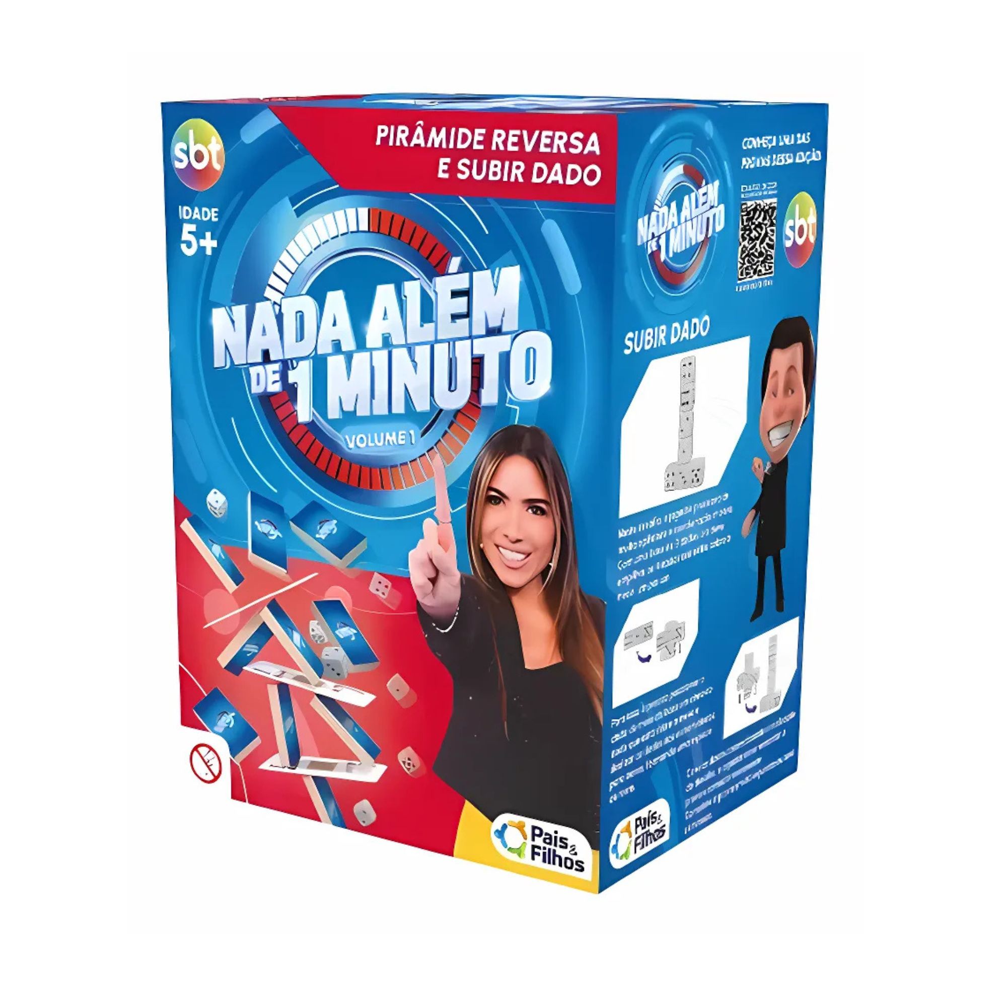 Jogo Nada Além de 1 Minuto : Volume 1 - Pirâmide Reversa e Subir Dado