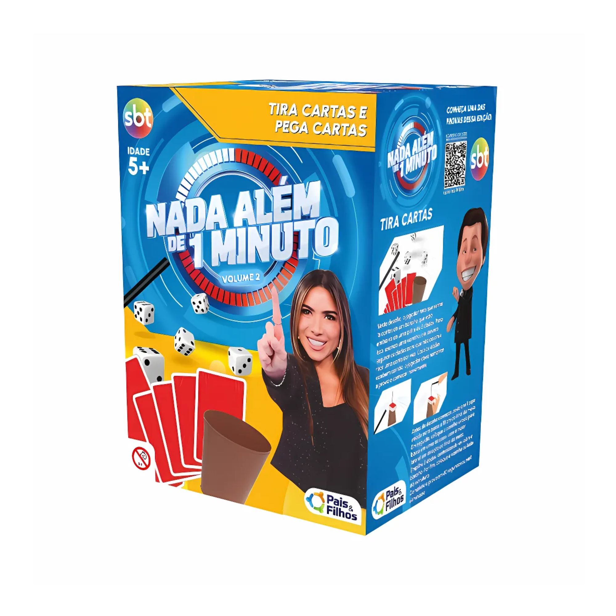 Jogo Nada Além de 1 Minuto : Volume 2 - Tira Cartas e Pega Cartas