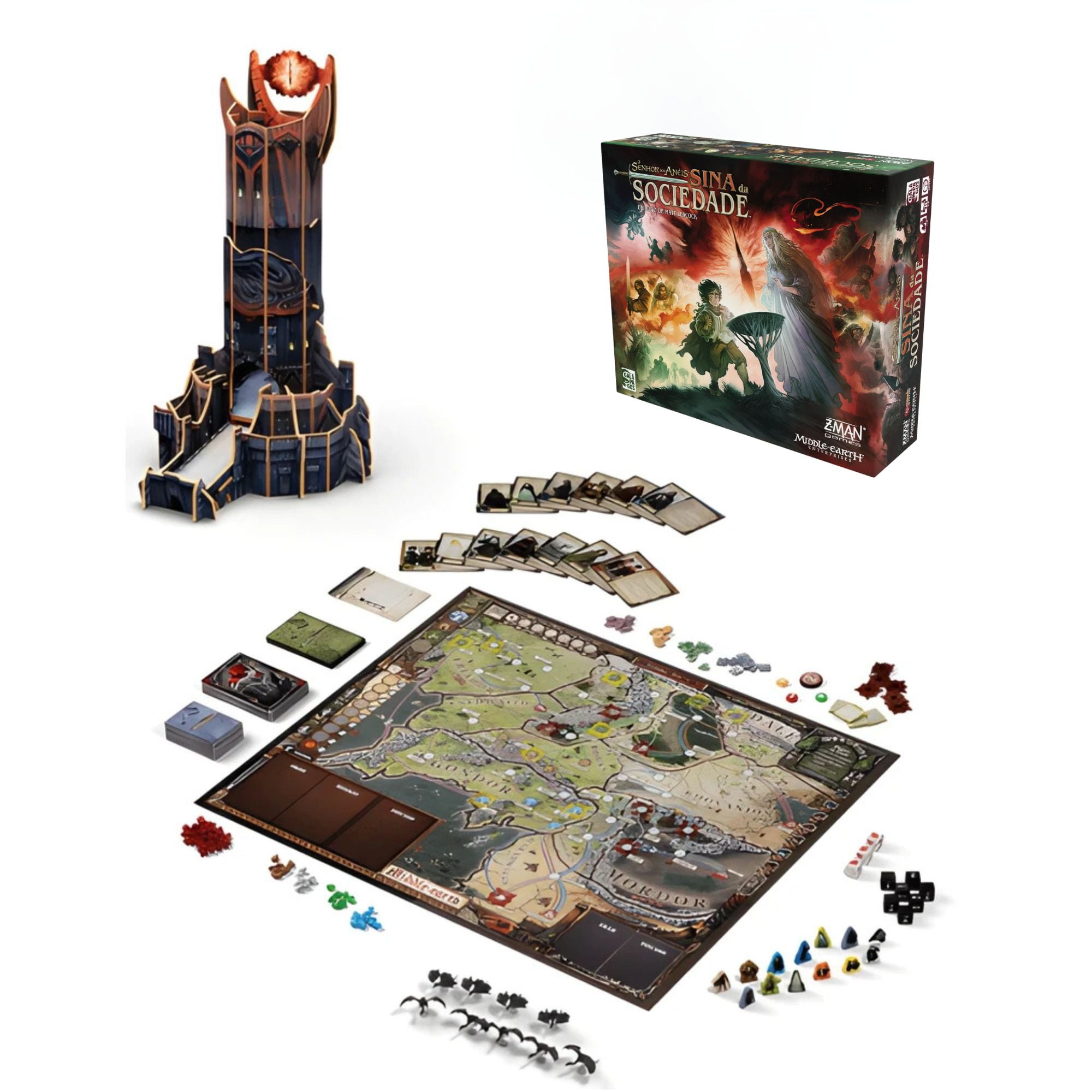 Jogo O Senhor dos Anéis : Sina da Sociedade + Promo Gandalf - Bravo Jogos