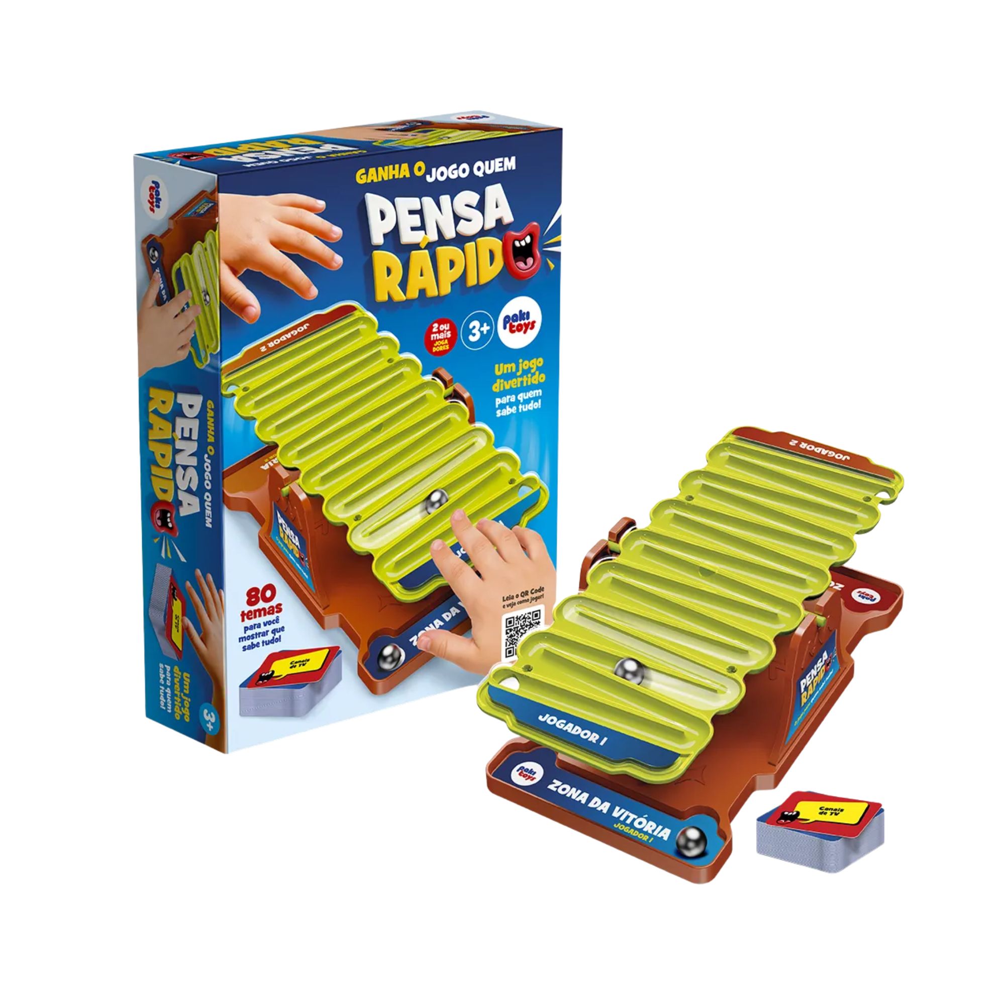 Jogo Pensa Rápido - Paki Toys - Bravo Jogos