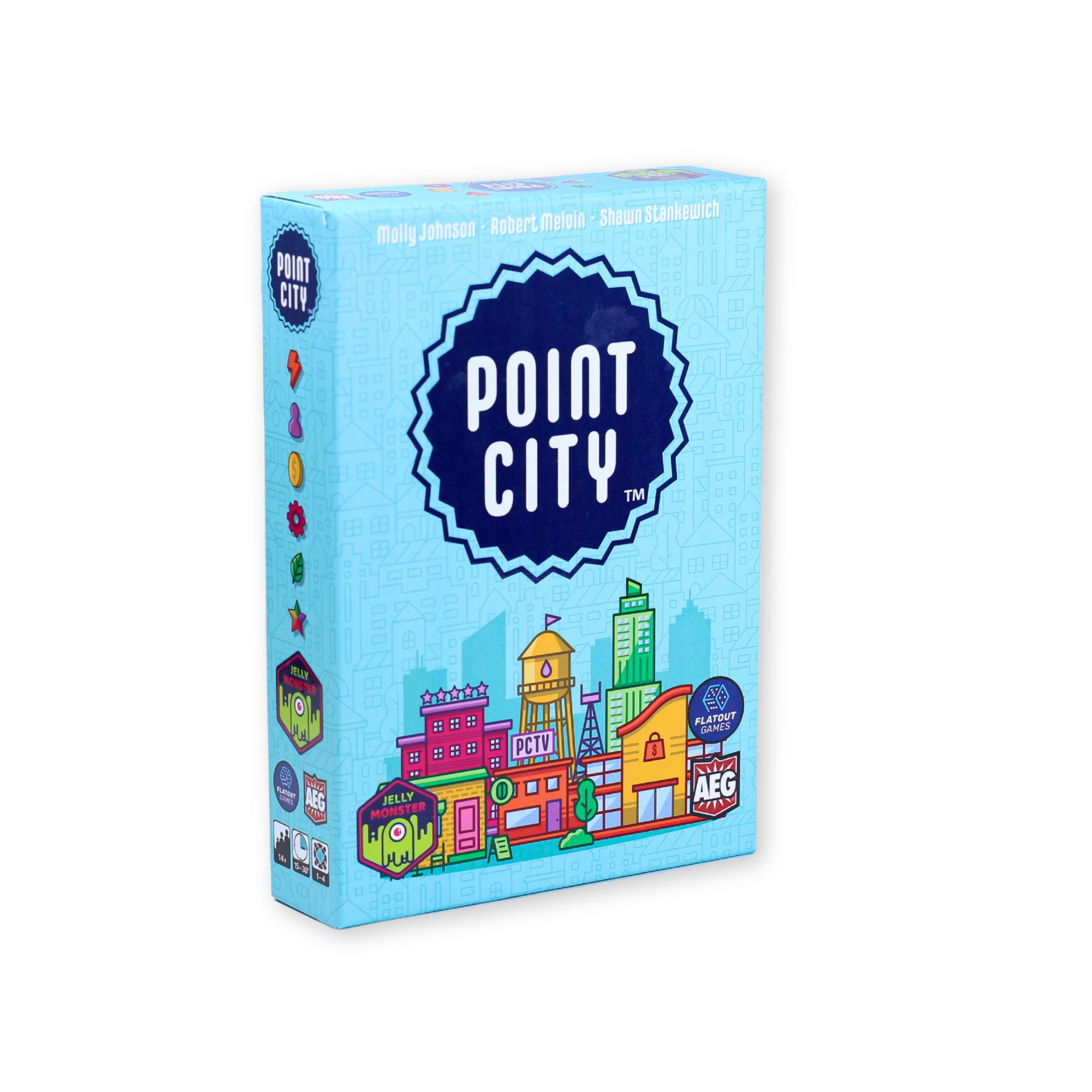 Jogo Point City + Expansão (4 fichas cívicas)