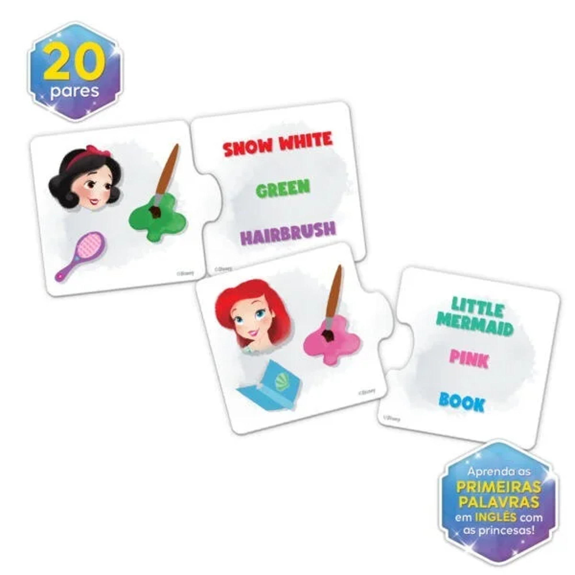 Princesas Disney, Educativo, Descobrindo as Vogais - Mimo Play - Mimo Toys