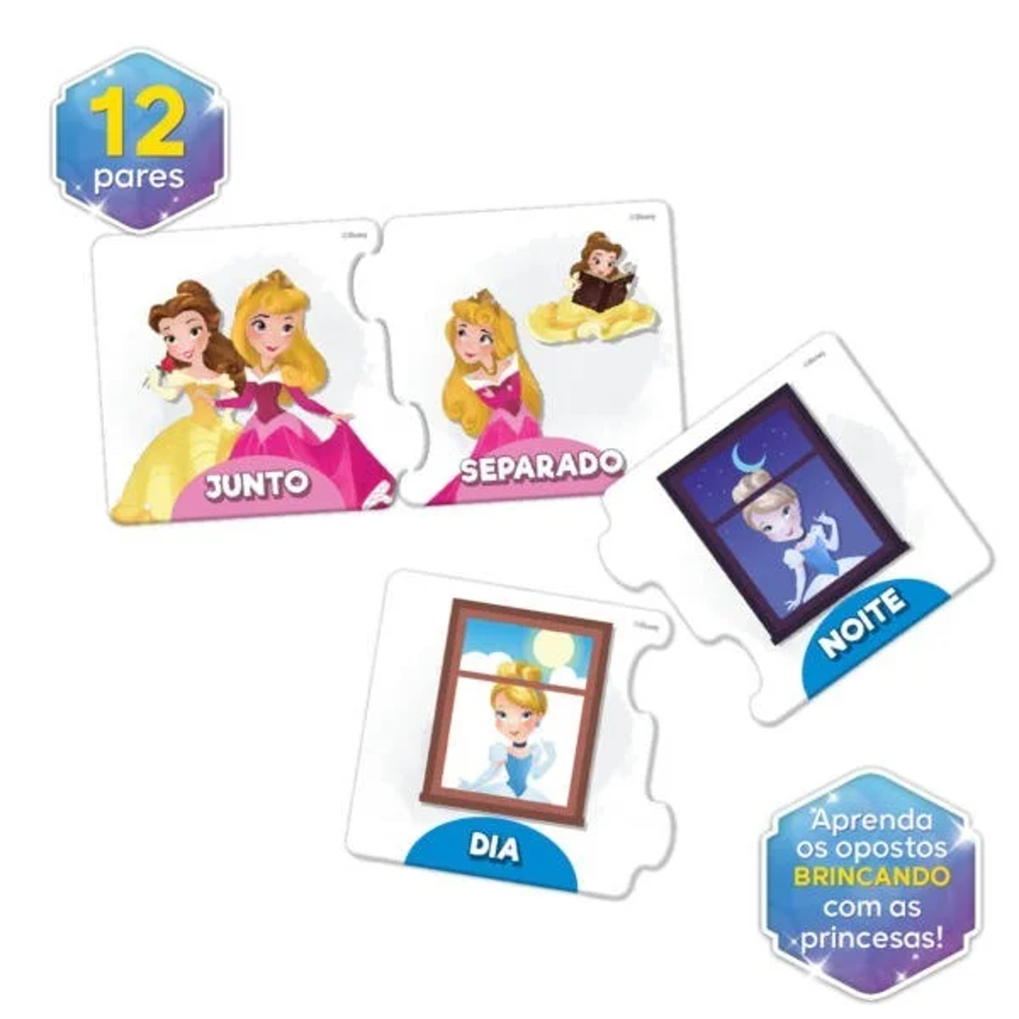 Jogo das Letras Princesas Disney Mimo Toys - Jogos Educativos - Magazine  Luiza