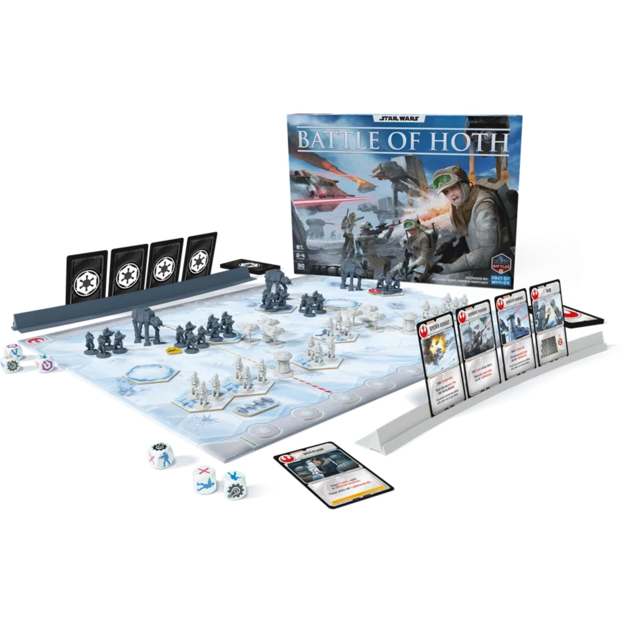 Jogo Star Wars - Battle of Hoth + 3 miniaturas grátis - Bravo Jogos