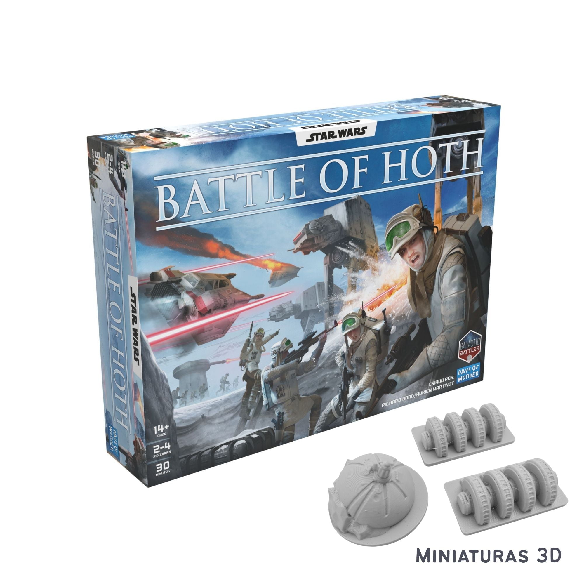 Jogo Star Wars - Battle of Hoth + 3 miniaturas grátis