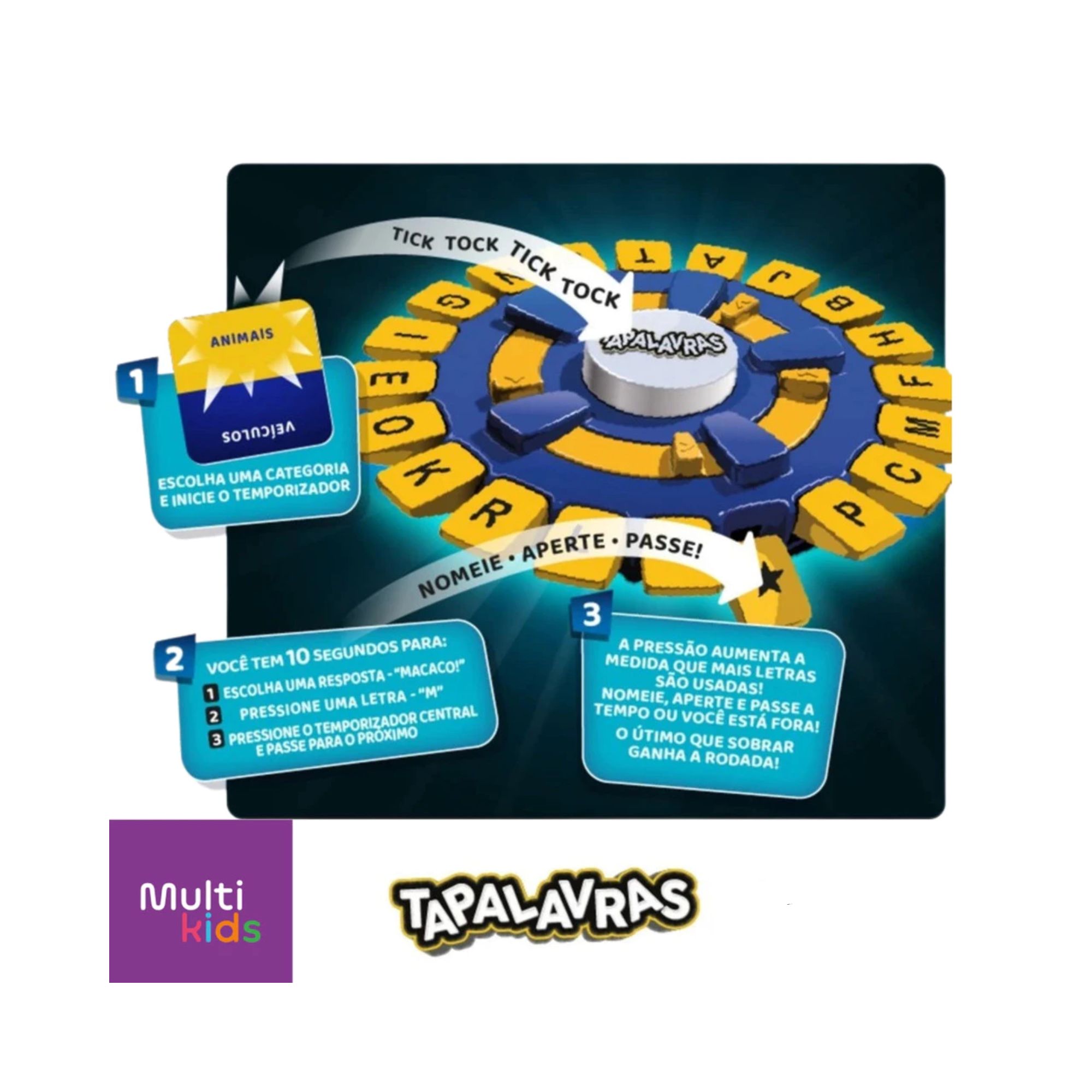 Jogo Tapalavras - Bravo Jogos