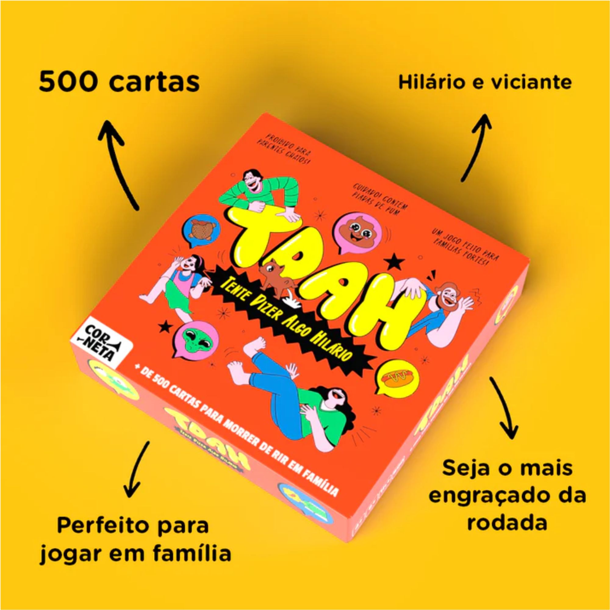 Jogo TDAH (Tente Dizer Algo Hilário) - Bravo Jogos