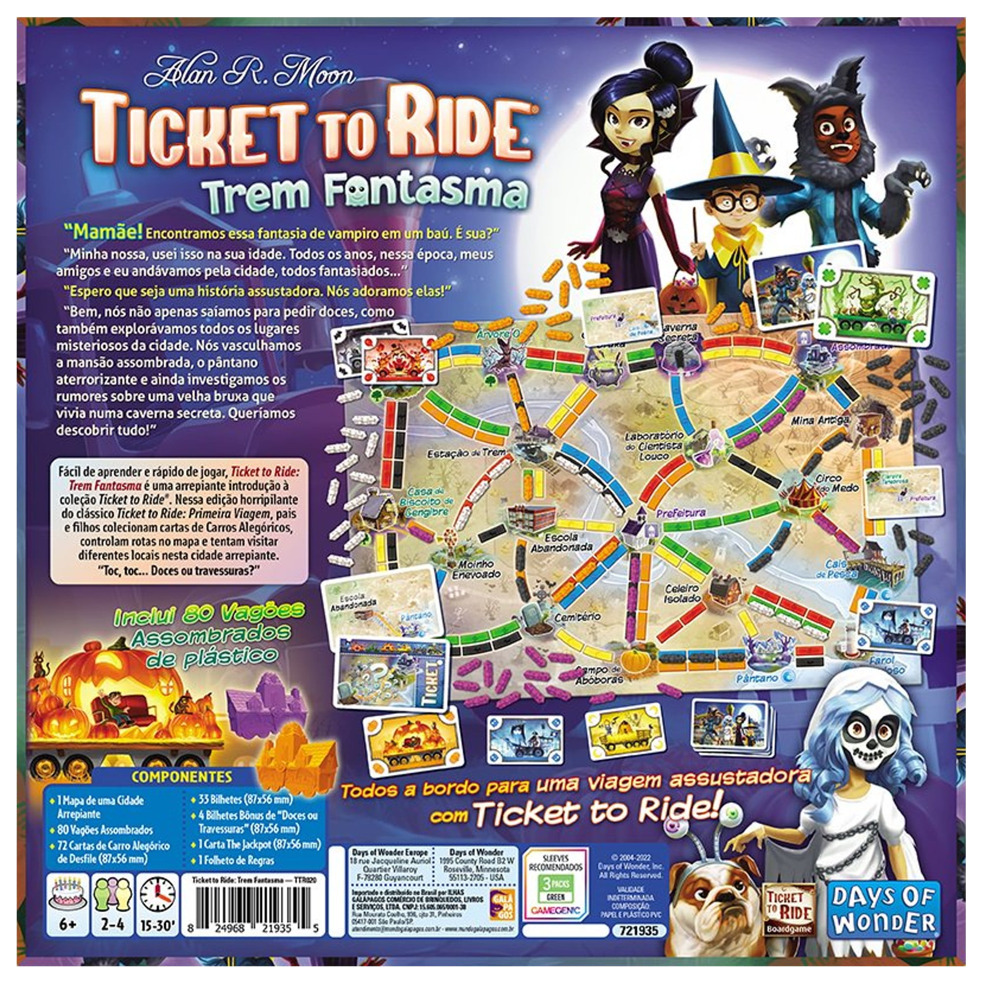 Jogo Ticket to Ride: Trem Fantasma