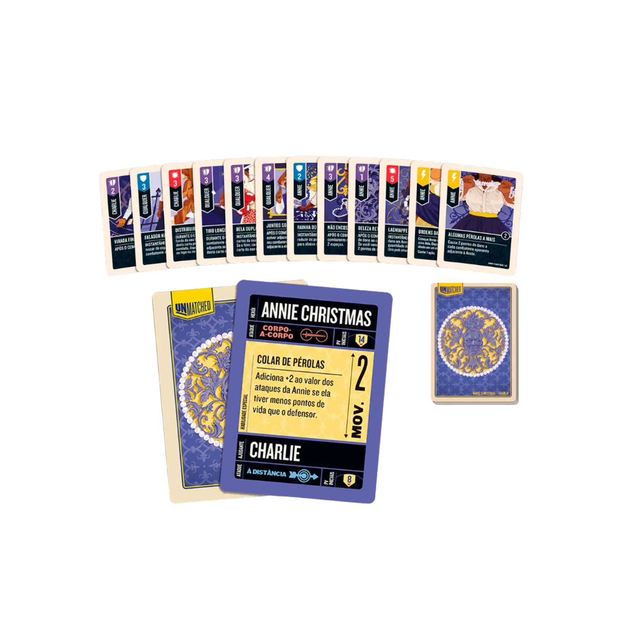 Jogo Unmatched Aventuras : Contos Fantásticos + Cartas Foil
