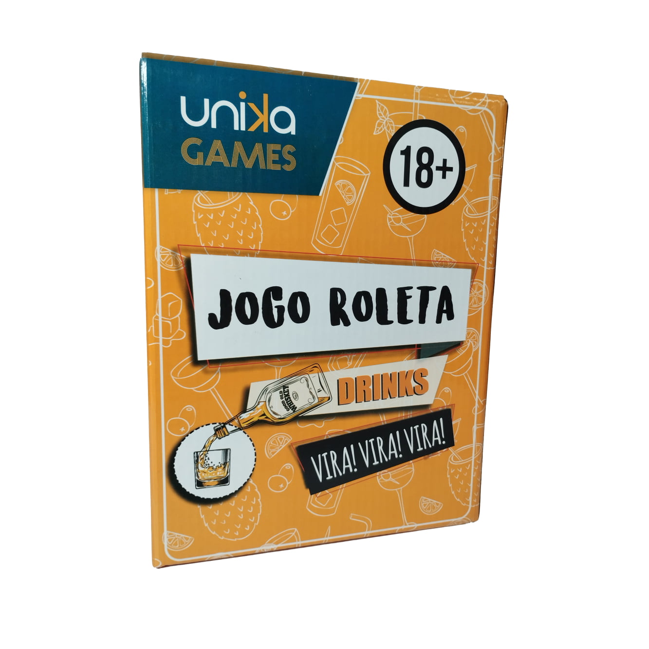 Jogo Roleta Drinks - Vira! Vira!