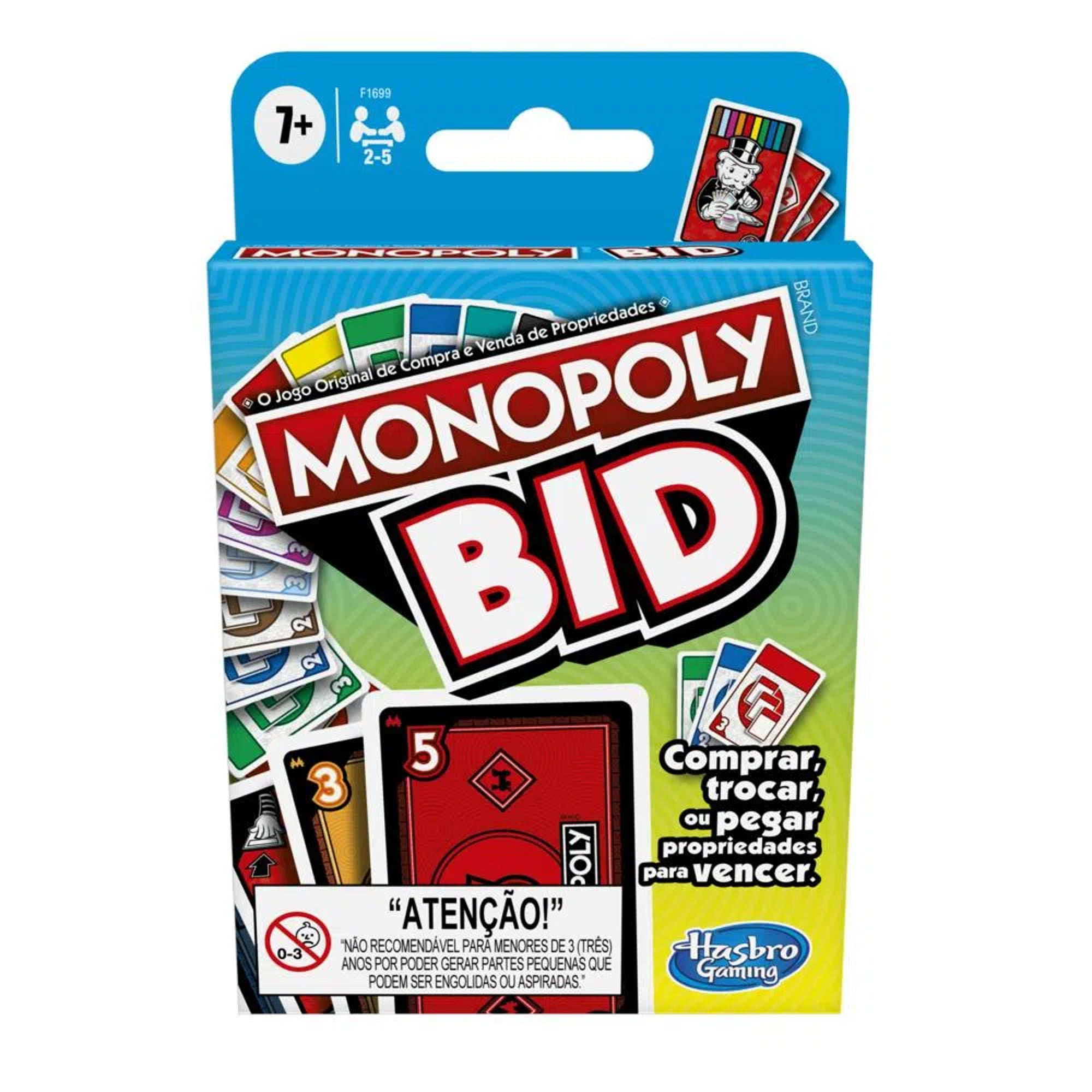 Monopoly Bid Jogo de Tabuleiro