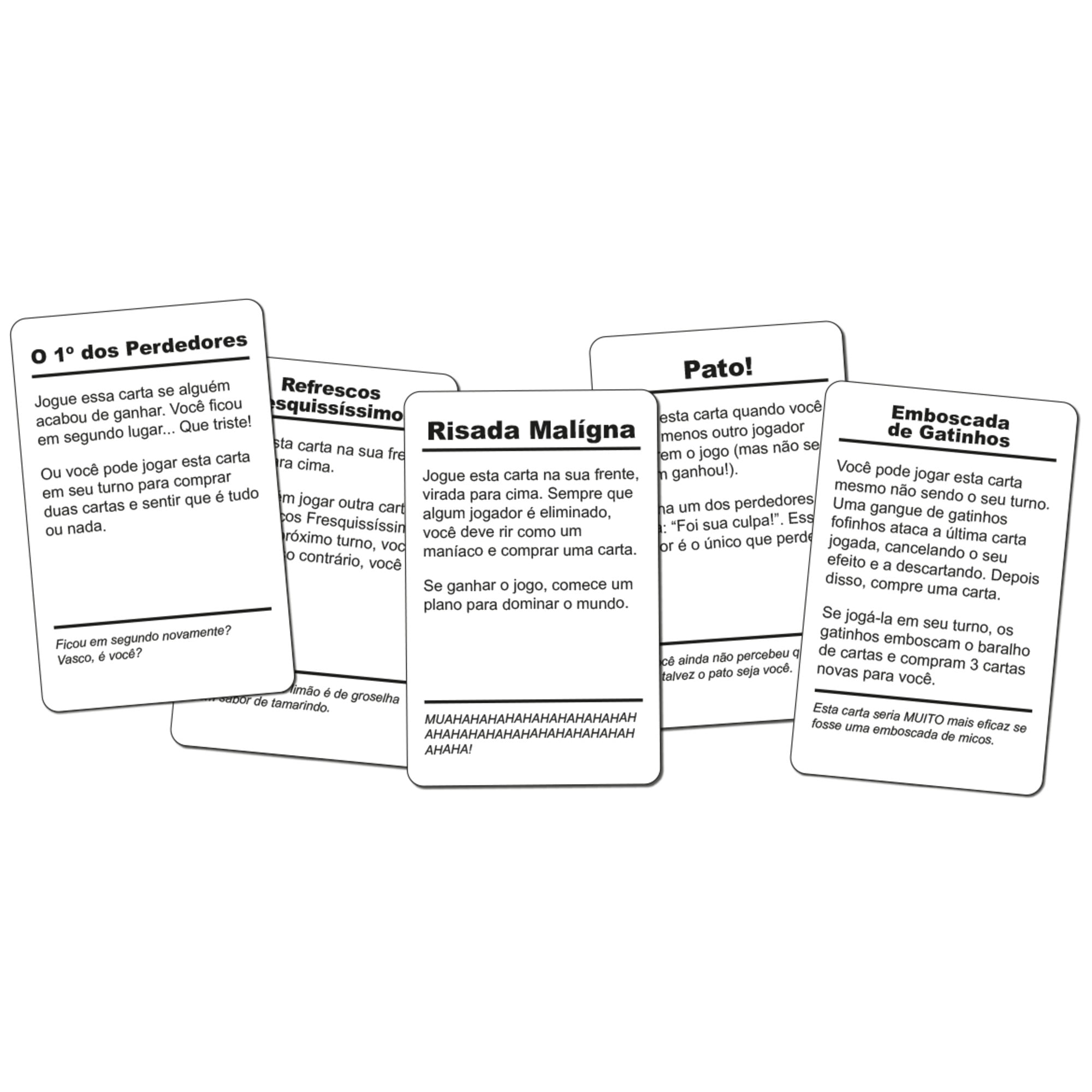 Jogo de cartas, F.D.P - Foi de propósito