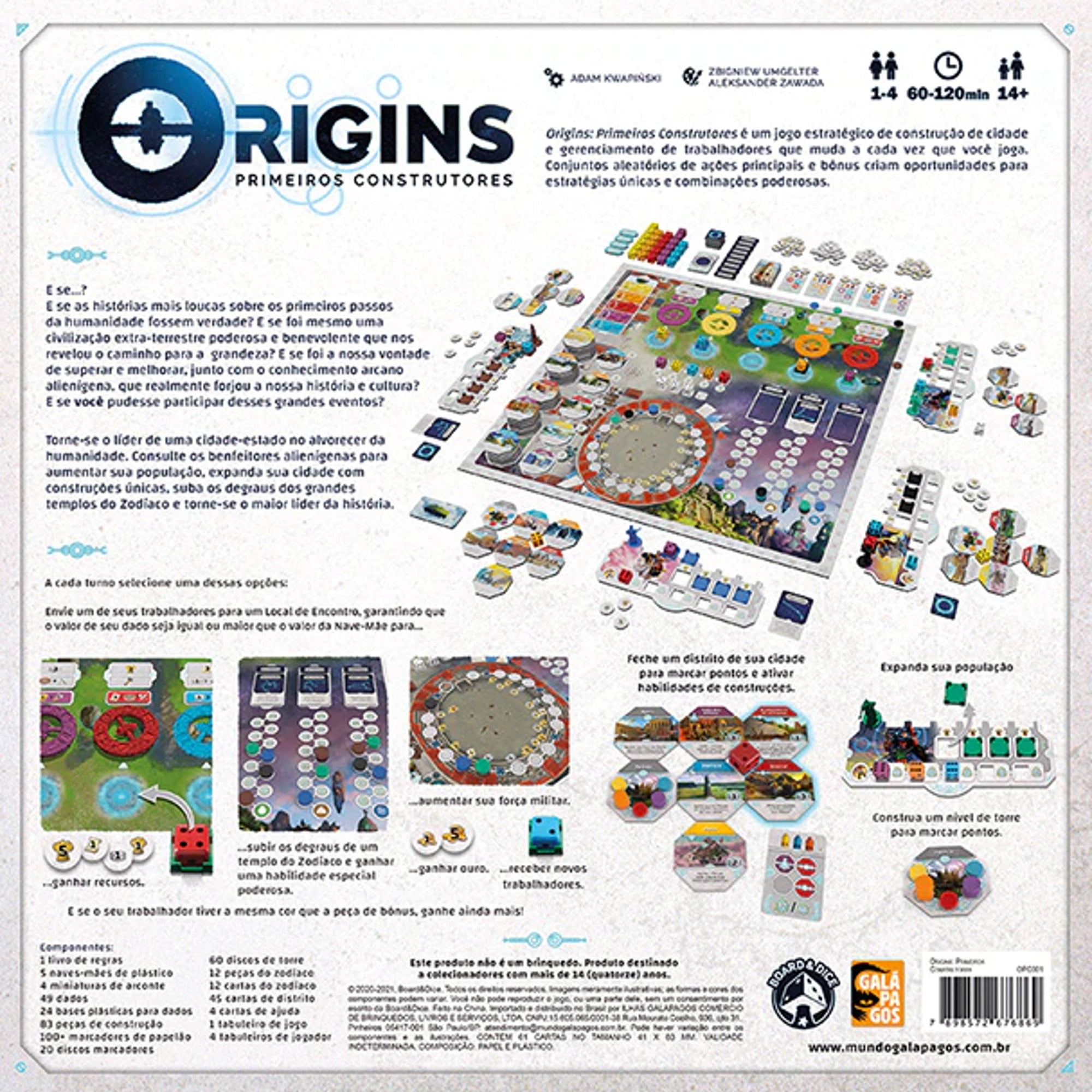 Origins: Primeiros Construtores board game
