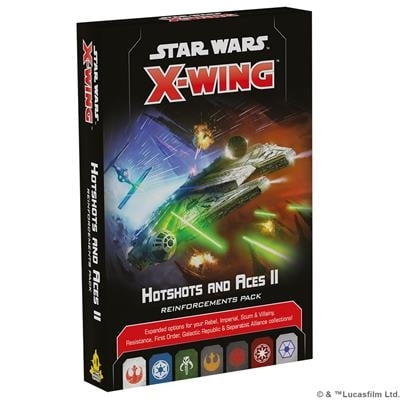 Star Wars: X-Wing 2.0 – Hotshots and Aces II Reinforcements Pack - Inglês