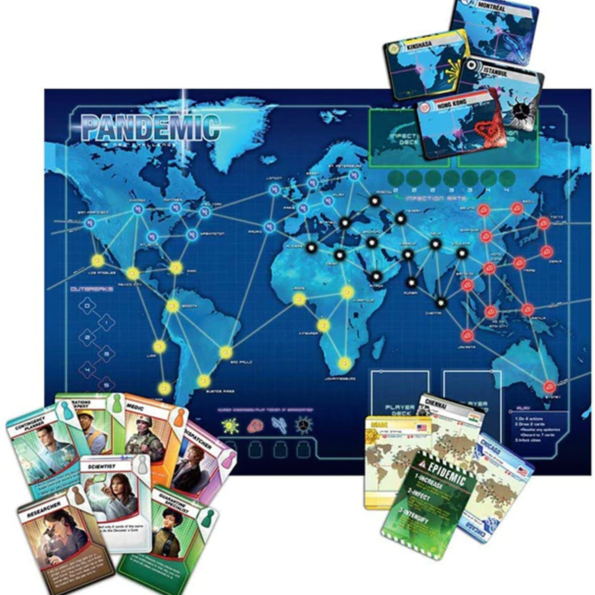 Pandemic jogo de tabuleiro