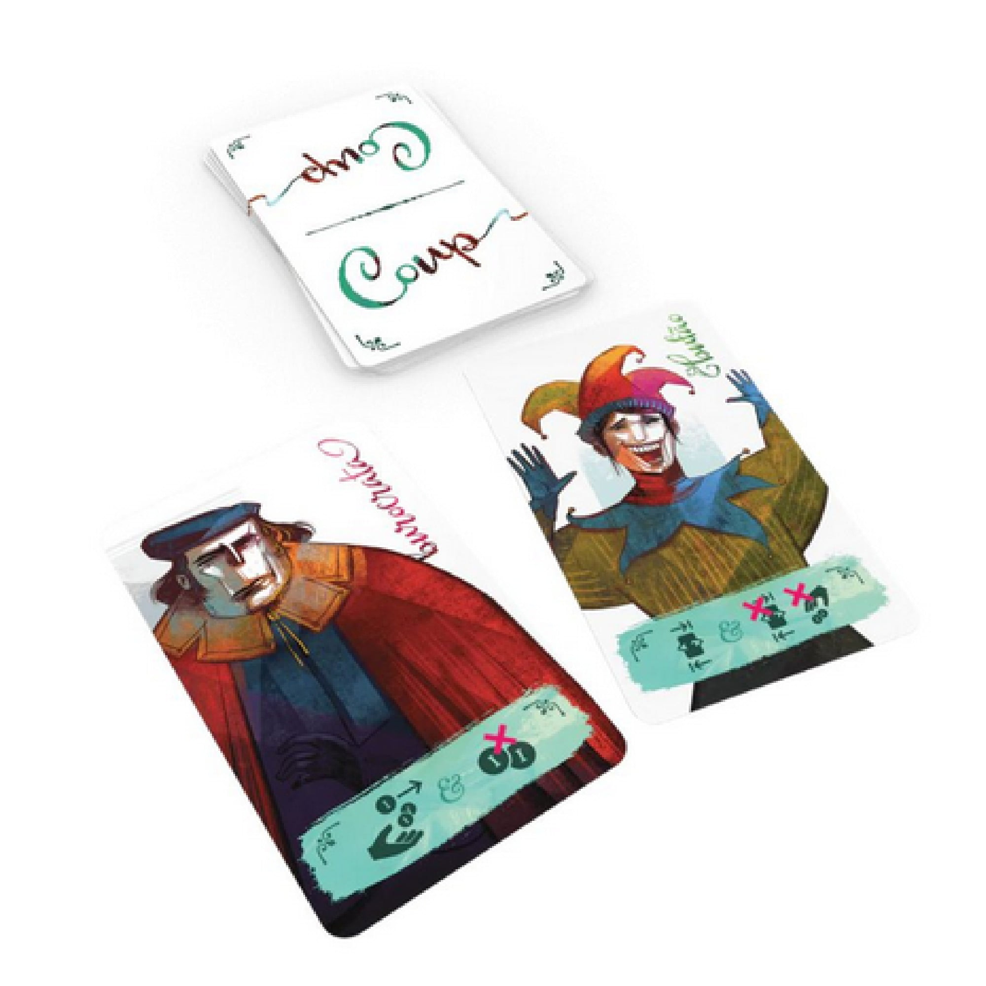 Jogos De Cartas - Coup 2ªedição - Inclui A Reforma + Sleeves