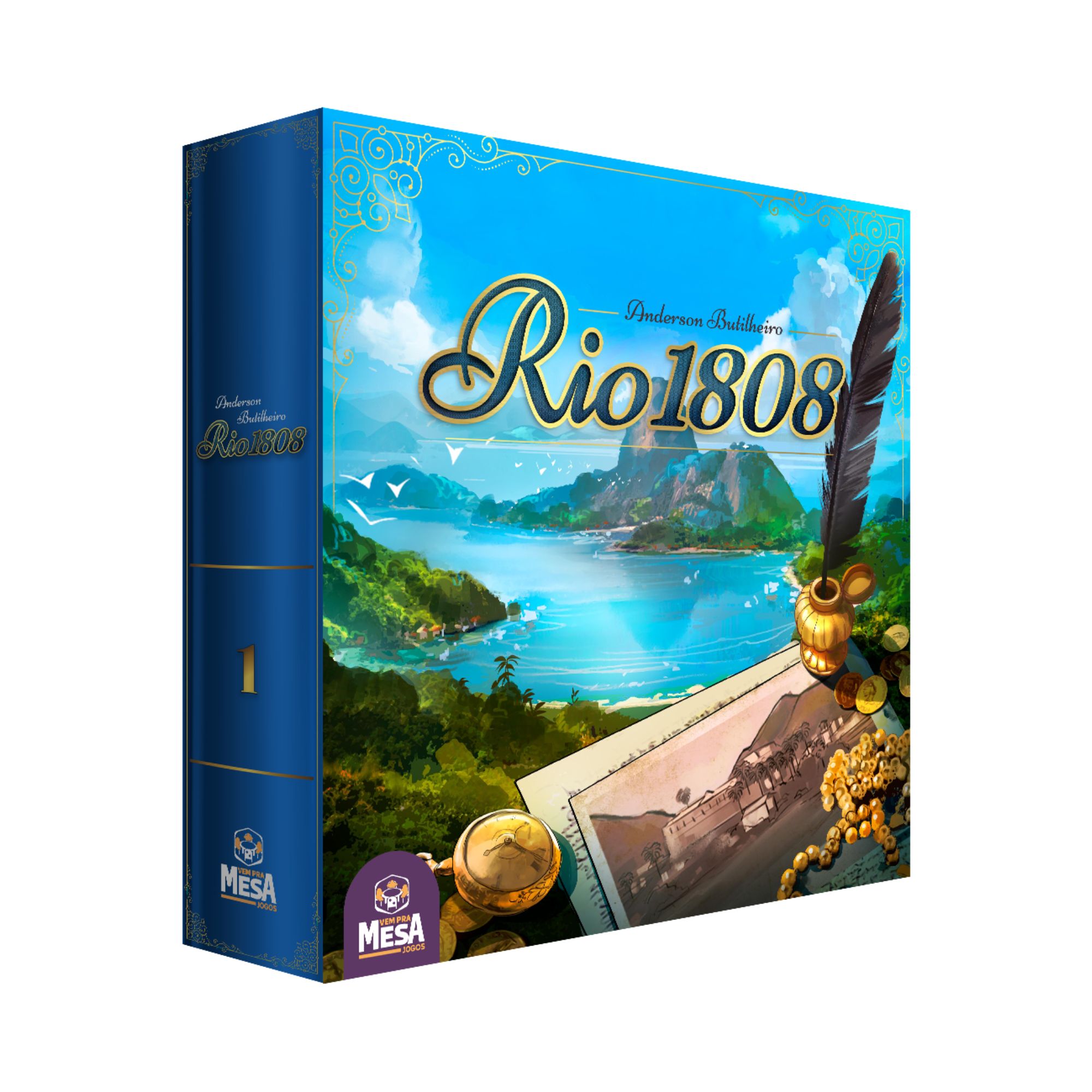 Jogo Rio 1808 + Busto 3D 