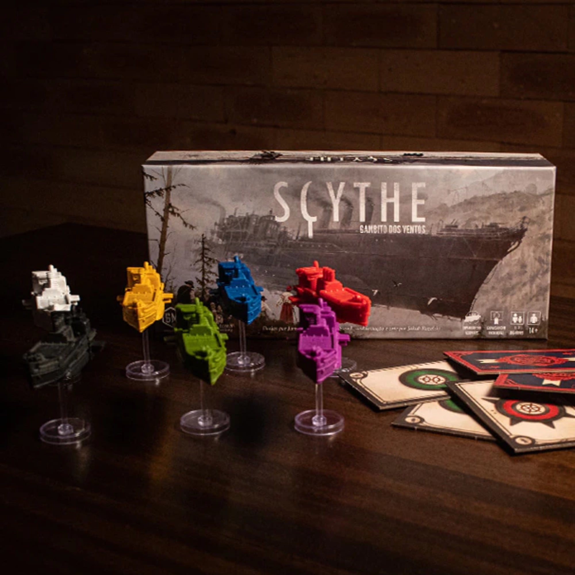 Scythe: Gambito dos Ventos - Expansão Jogo de Tabuleiro - Galápagos Jogos  (em português)