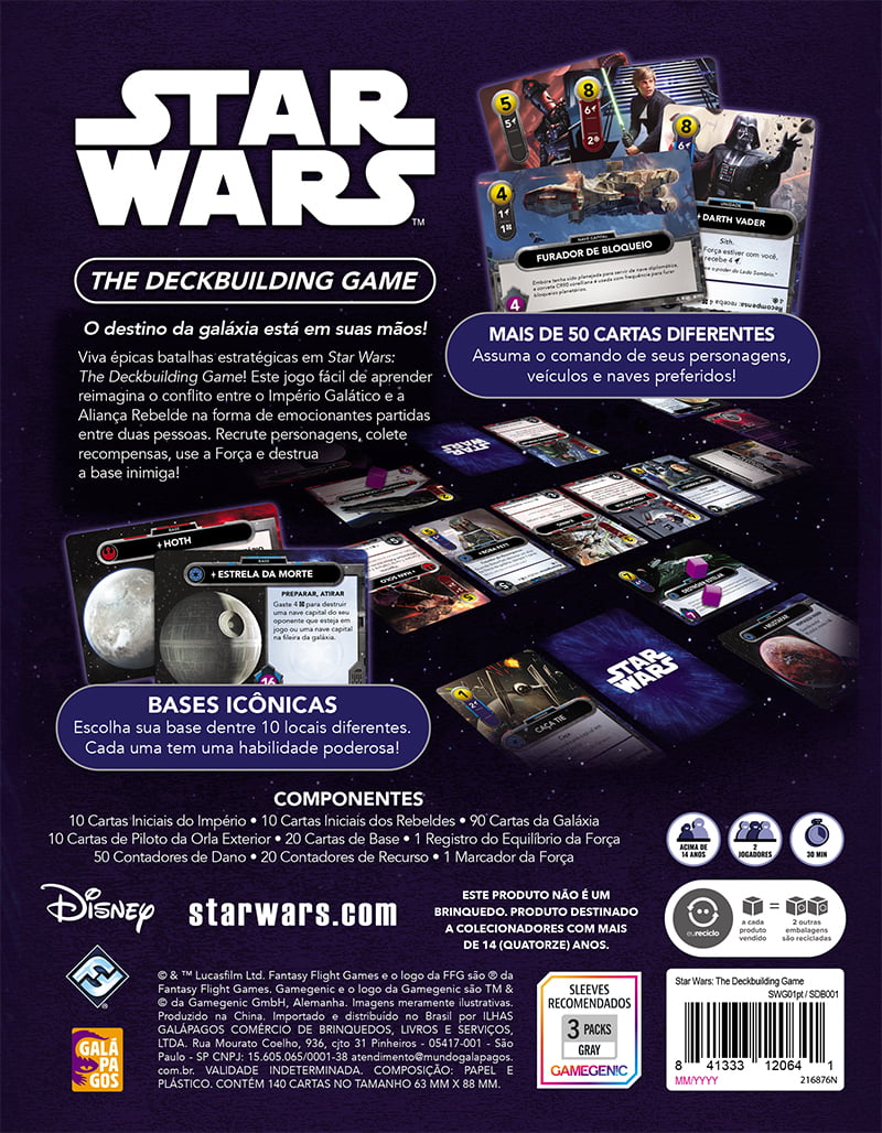 Jogo Star Wars: The Deckbuilding Game