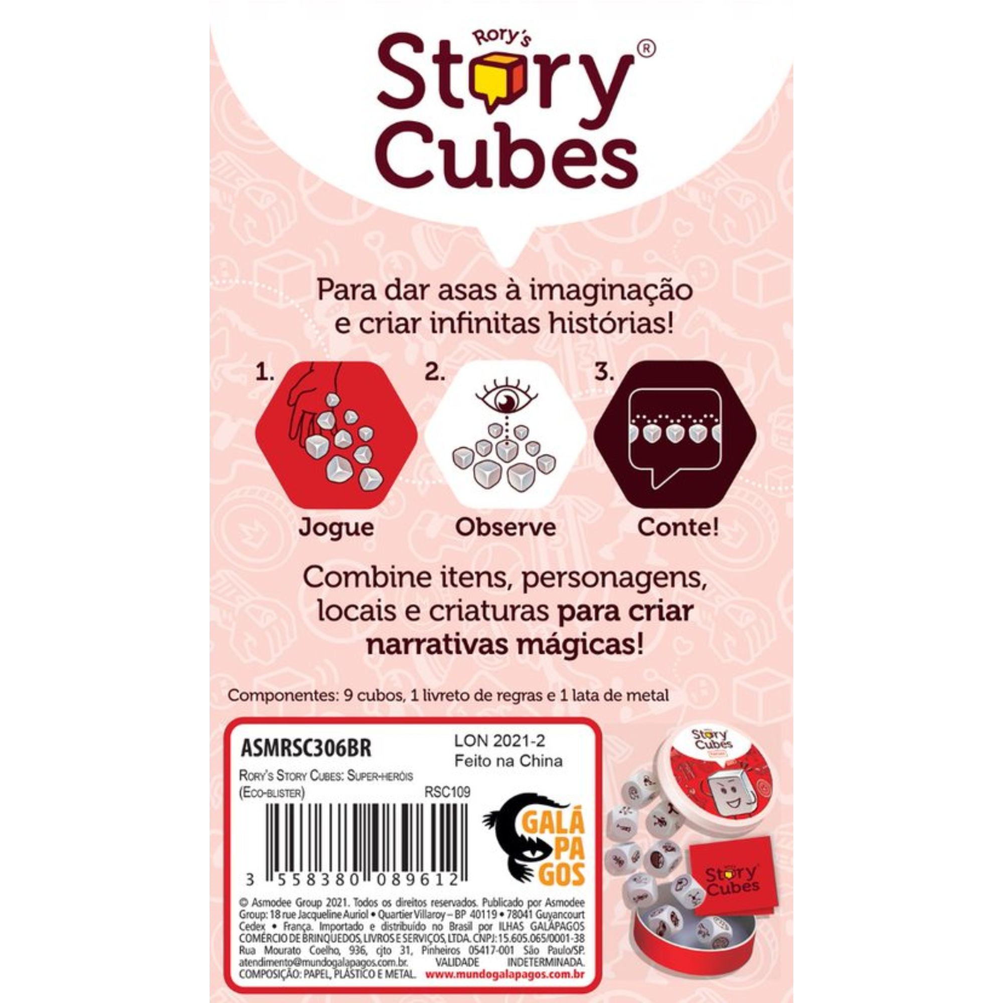 Jogo de Tabuleiro - Rory's Story Cubes - Galápagos