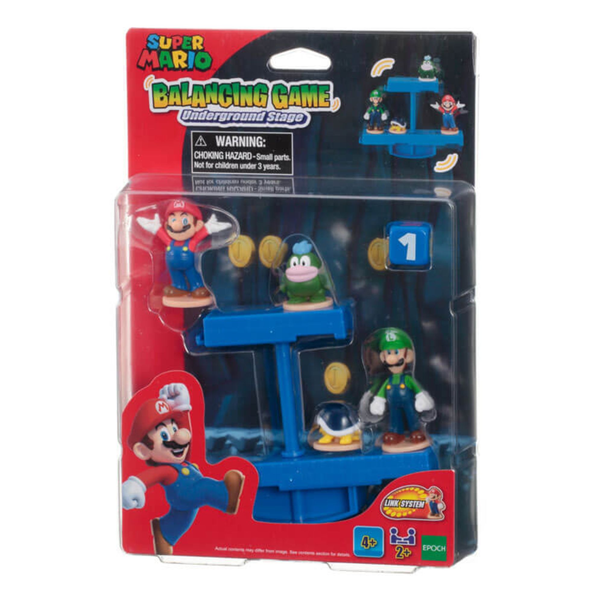 Conjunto De Mini Figuras - Super Mario - Jogo Do Equilíbrio